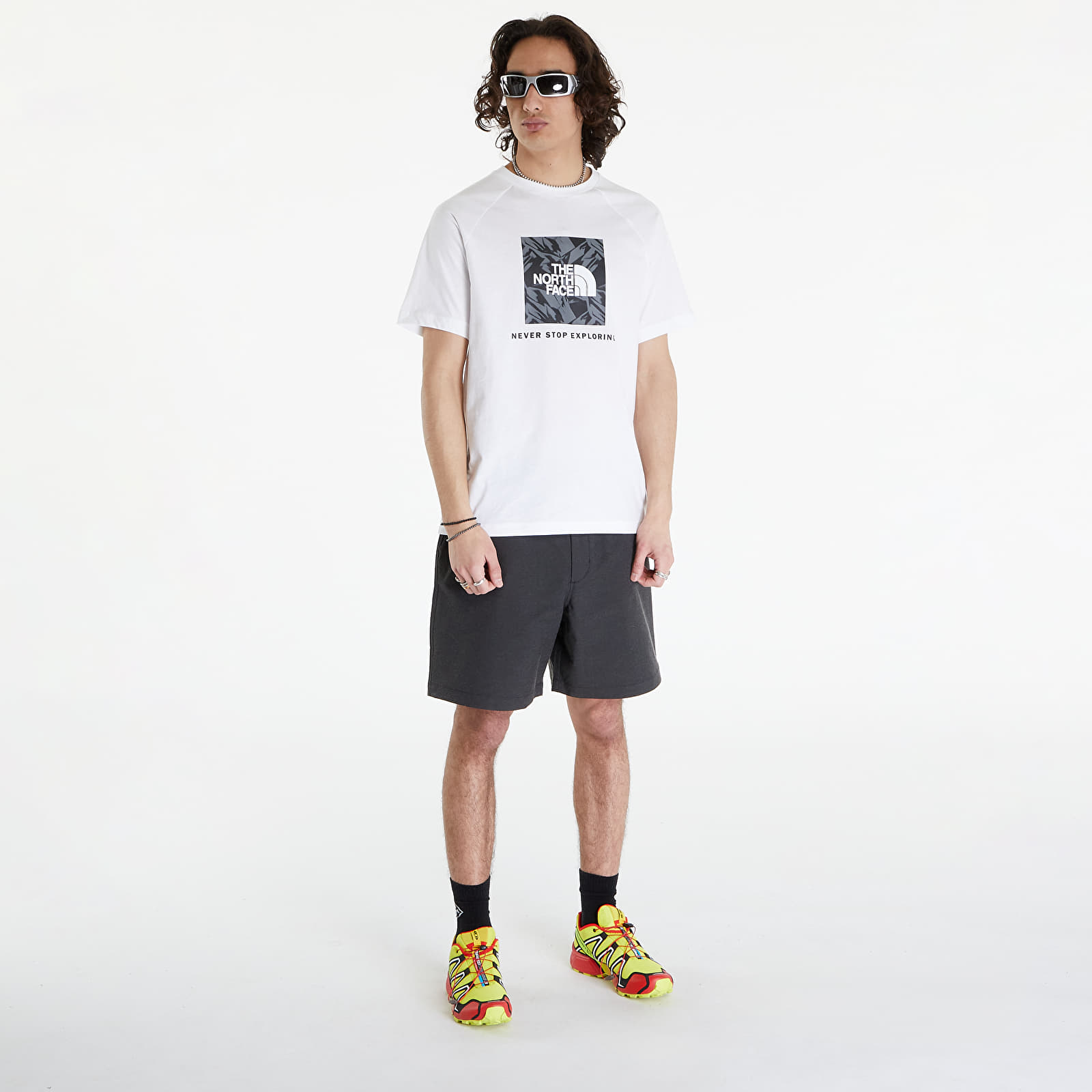 Tričká The North Face Raglan Redbox Tee TNF White