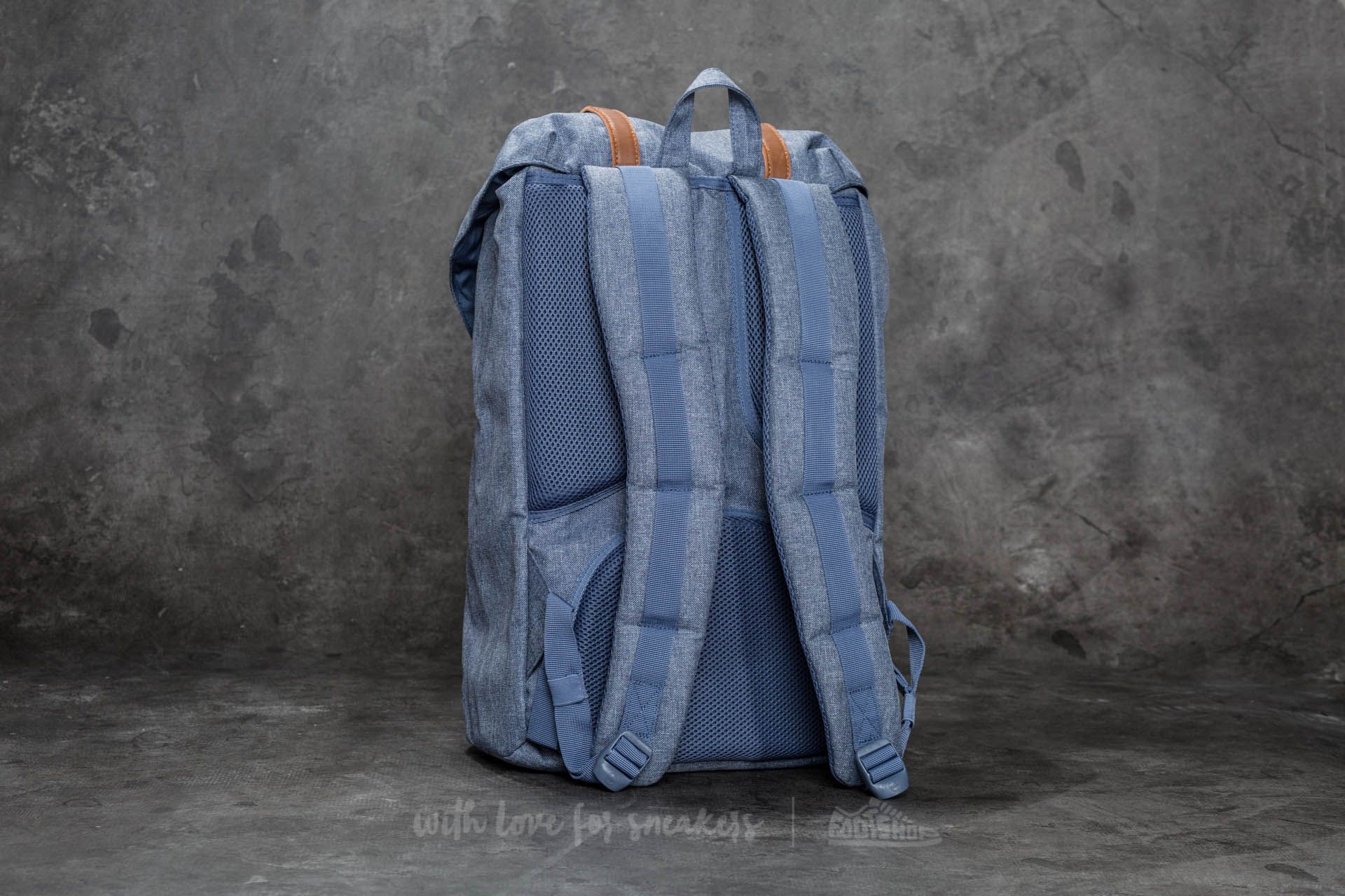 Dark chambray crosshatch herschel shop