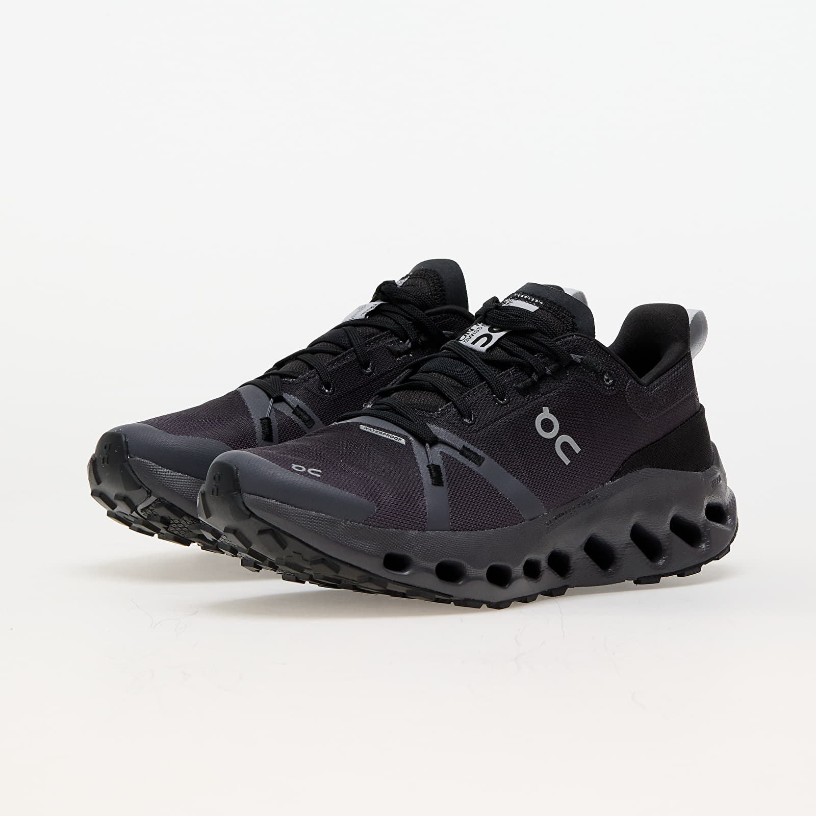 Women's shoes On W Cloudsurfer Trail Wp Black/ Eclipse