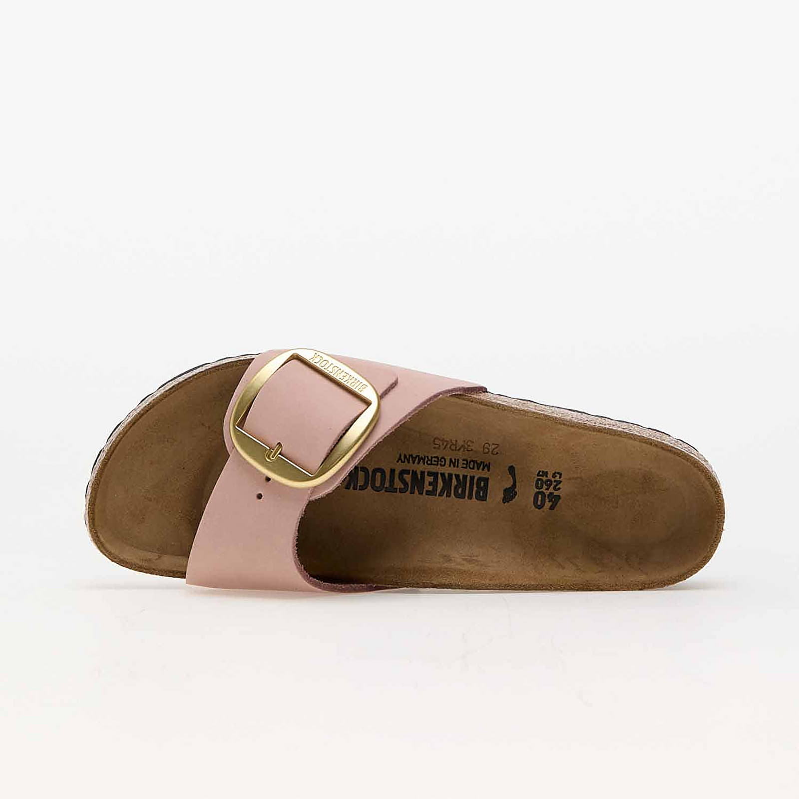 Dámske topánky a tenisky Birkenstock Madrid Big Buckle Nubuck Leather Soft Pink