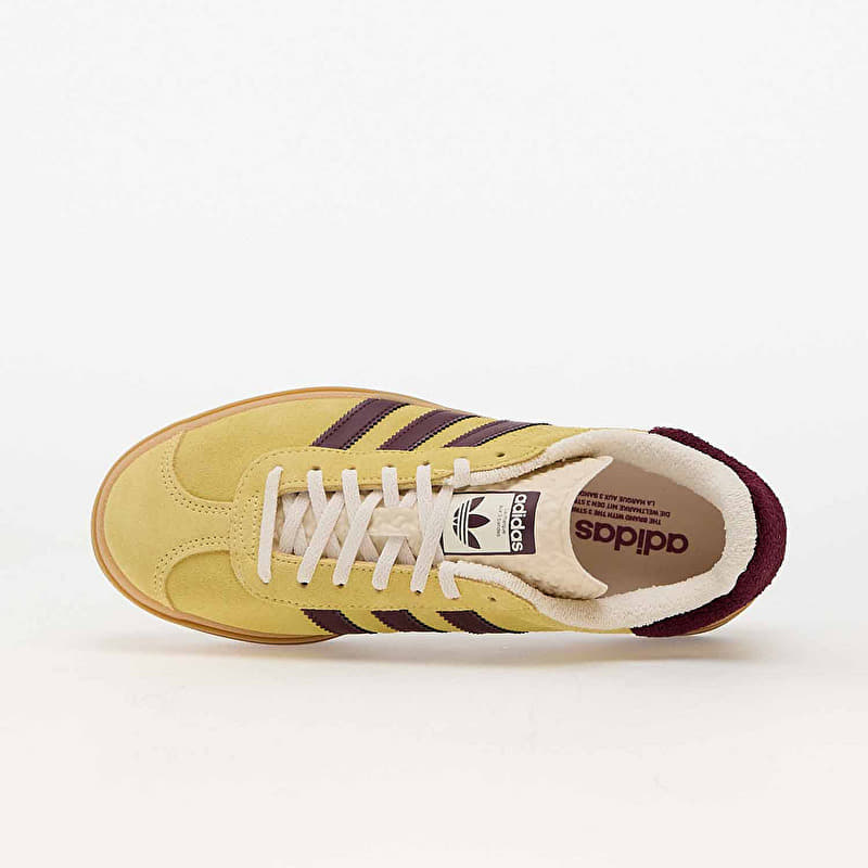 adidas Gazelle Bold W Almost Yellow/ Maroon/ Wonder White | Footshop
