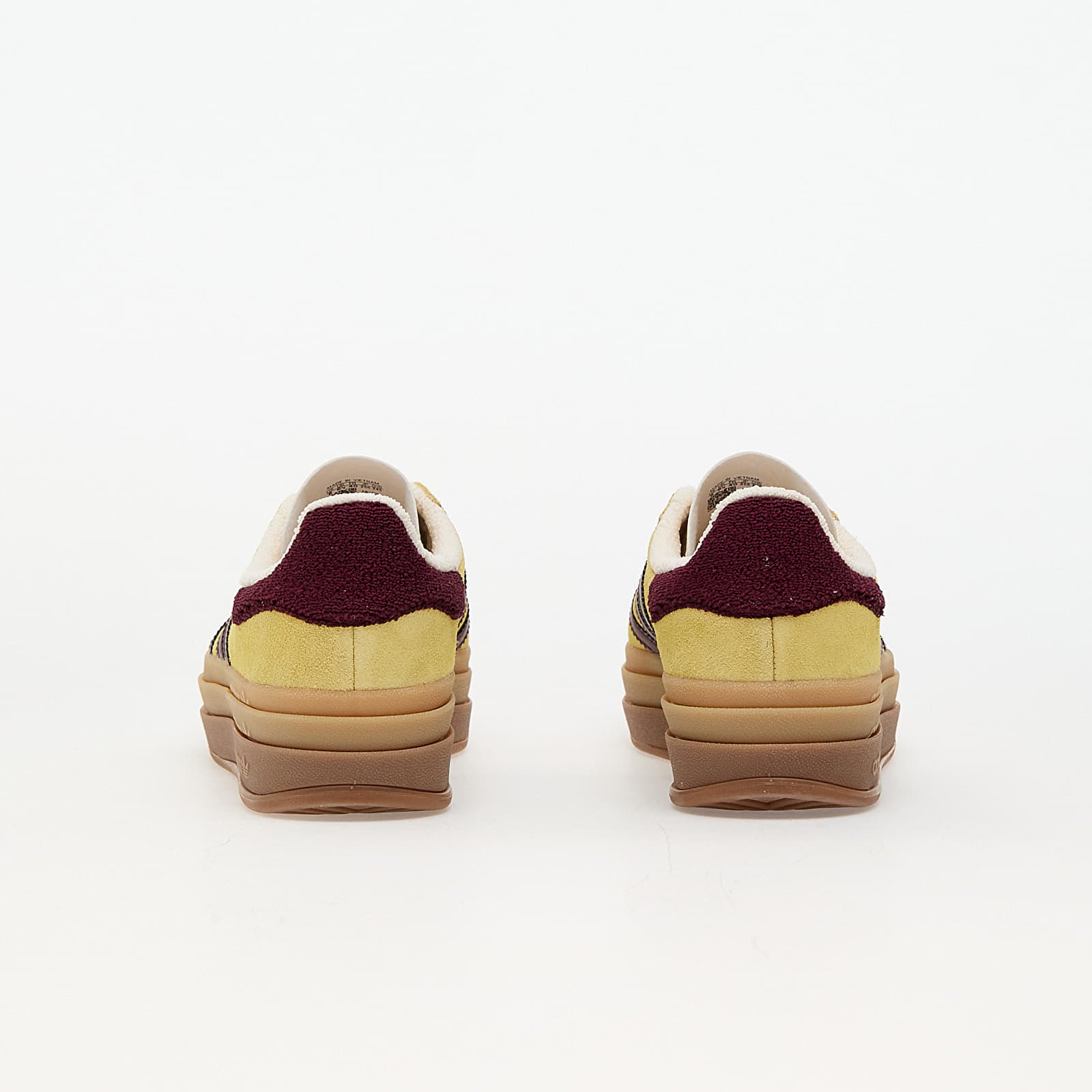 Sapatos de mulher adidas Gazelle Bold W Almost Yellow/ Maroon/ Wonder White