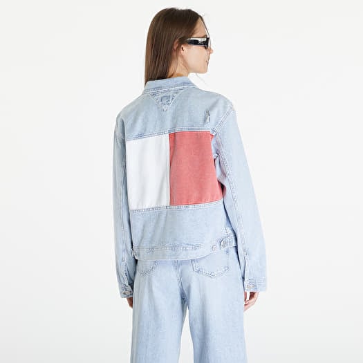 Tommy jeans flag denim jacket sale