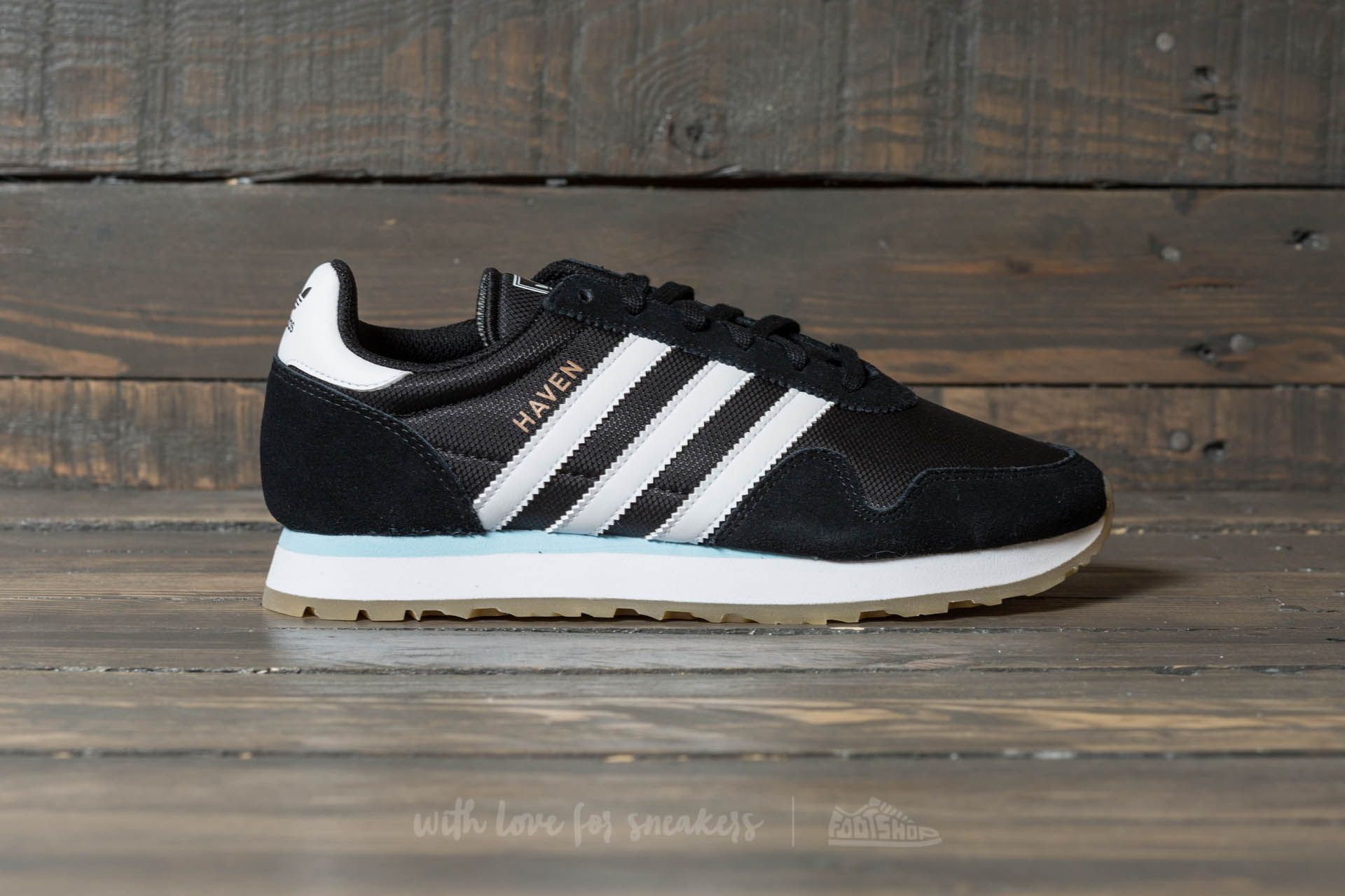Frauen adidas Haven W Core Black Ftw White Ice Blue Footshop