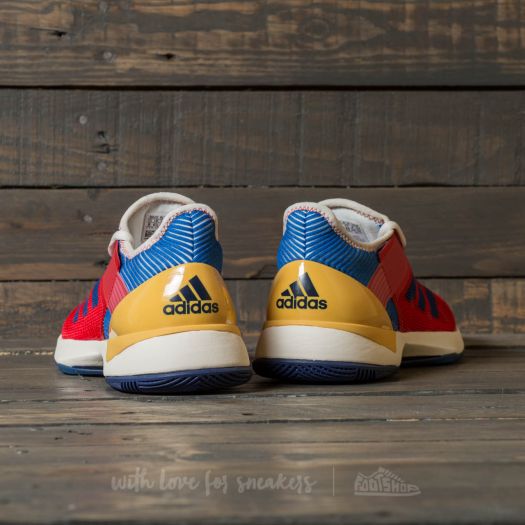 Women s shoes adidas x Pharrell Williams Us Open adizero ubersonic 3 W Core White Blue Core Gold Footshop