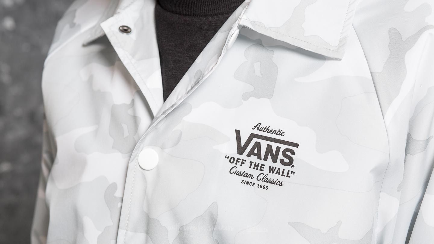 Vans torrey jacket white deals camo