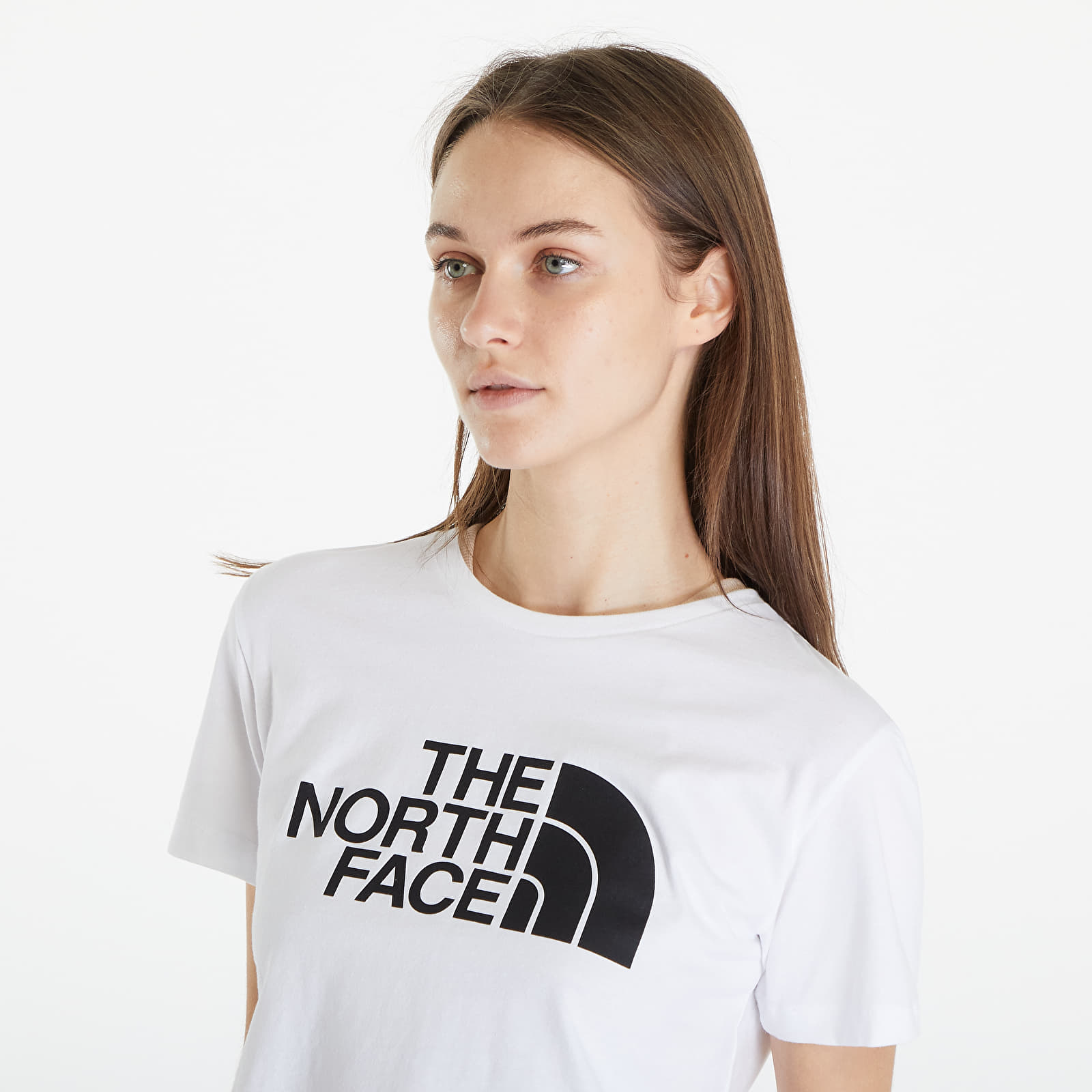 T-paidat The North Face S/S Cropped Easy Tee TNF White