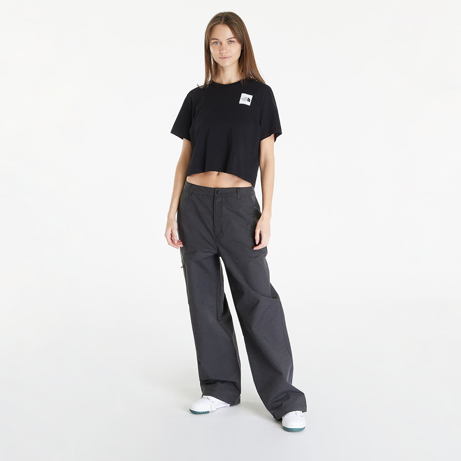 T-paidat The North Face S/S Cropped Fine Tee TNF Black
