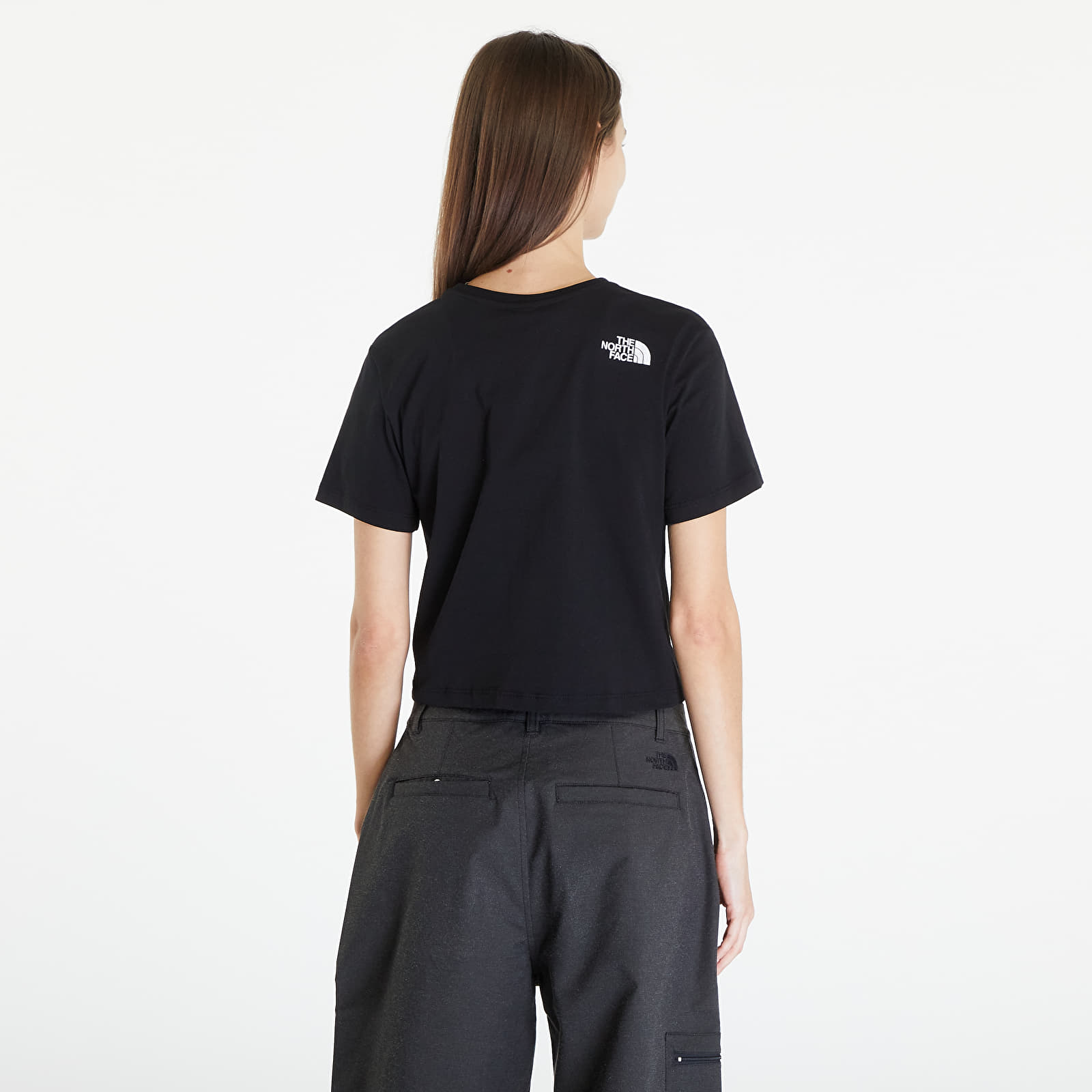 T-paidat The North Face S/S Cropped Easy Tee TNF Black