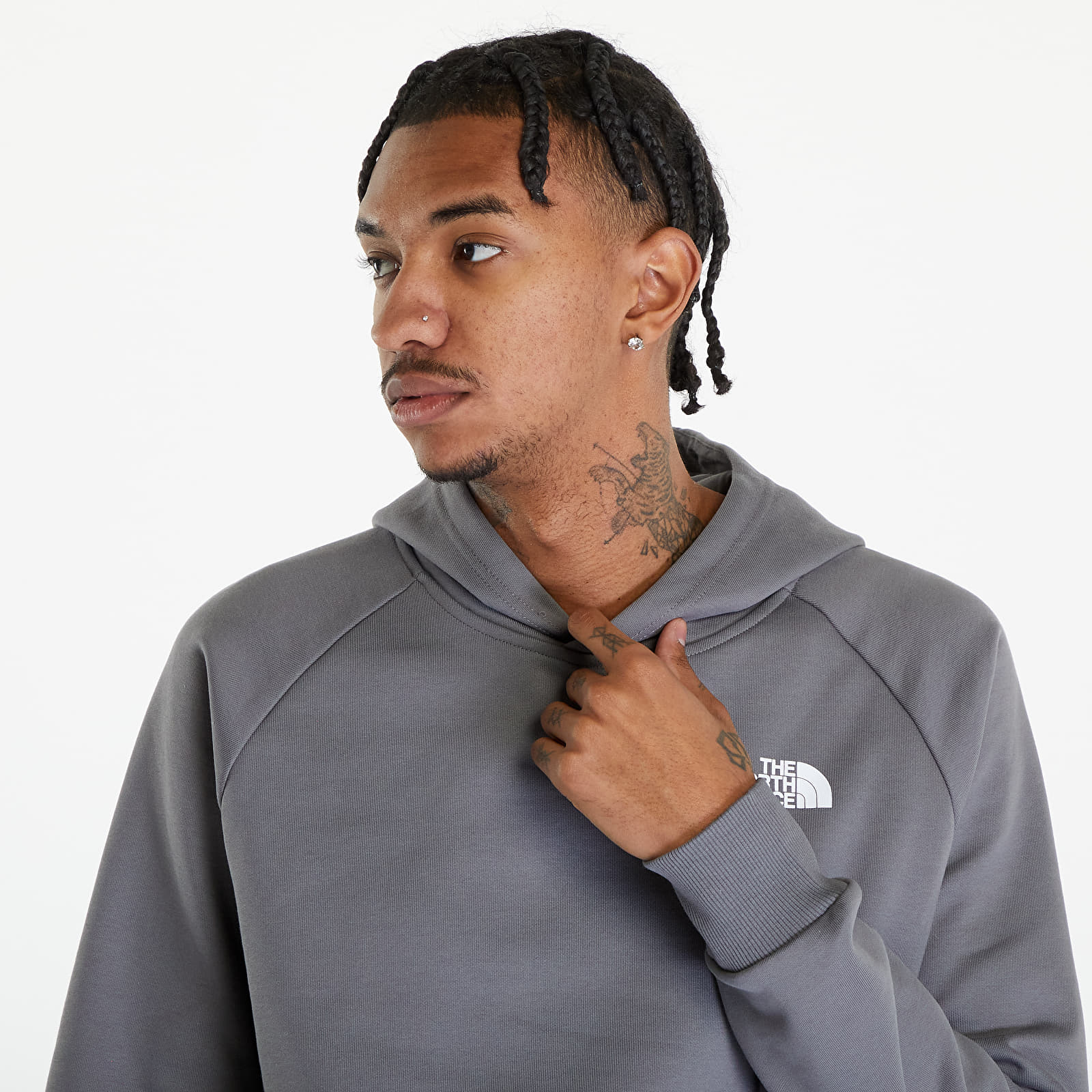 Hanorace The North Face Raglan Redbox Hoodie Smoked Pearl