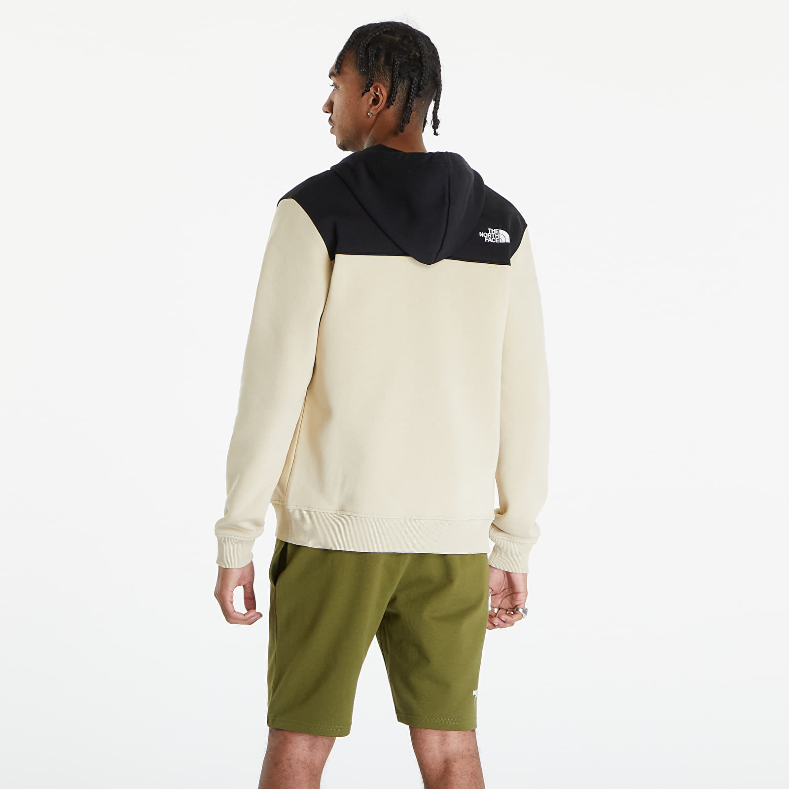 Mikiny The North Face Icons Full Zip Hoodie Gravel