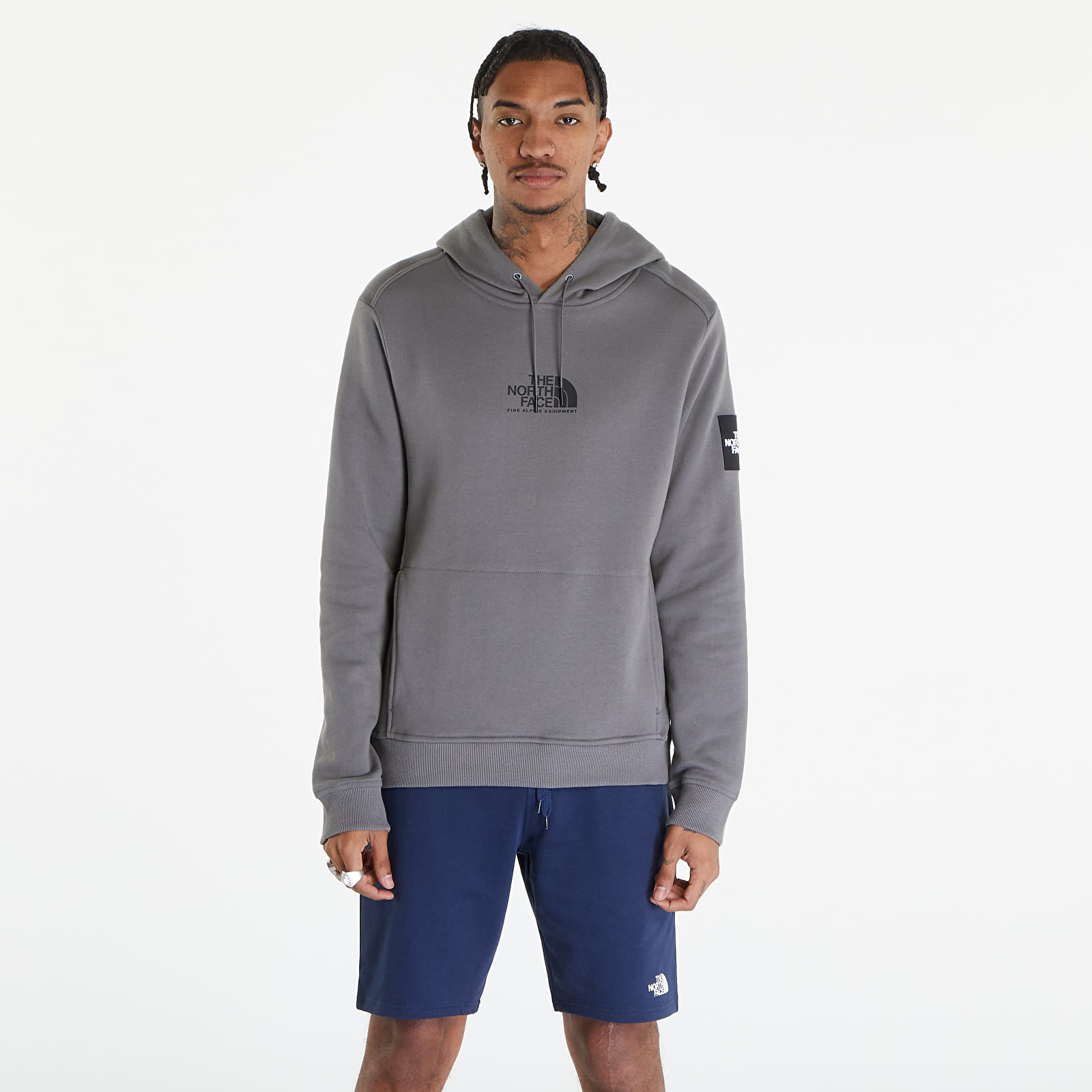 Mikiny The North Face Fine Alpine Hoodie Smoked Pearl