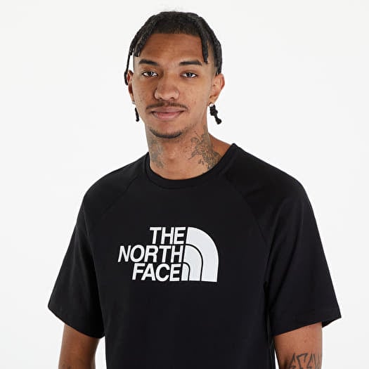 T Shirts The North Face S S Raglan Easy Tee TNF Black Footshop