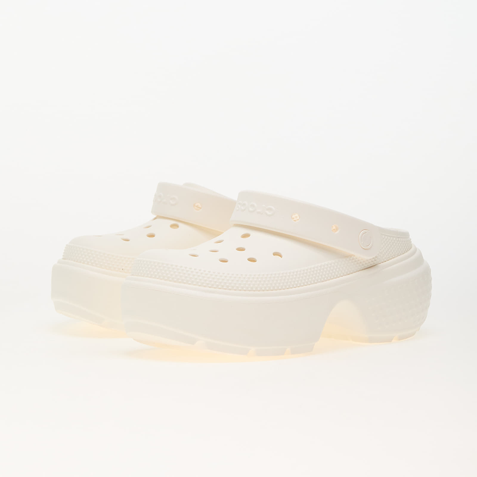 Férfi cipők Crocs Stomp Clog Chalk