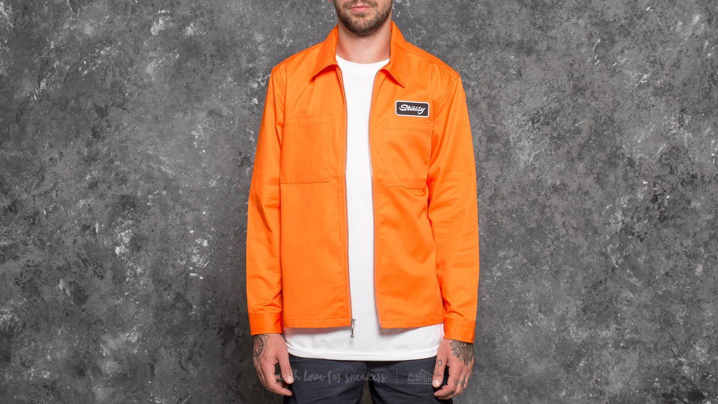 Stussy Full Zip Work Longsleeve Shirt
