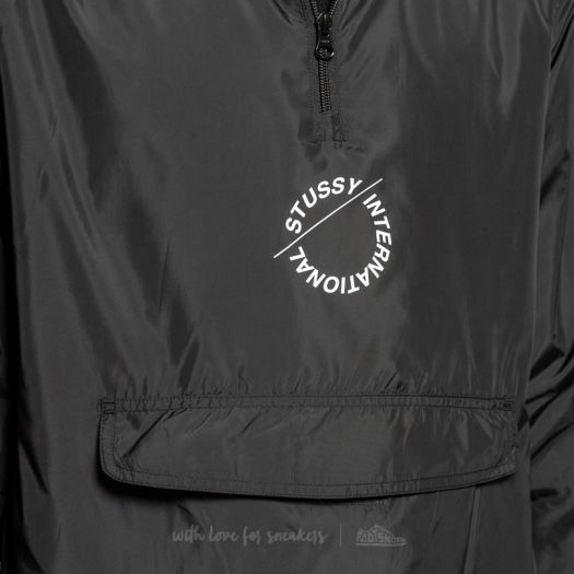 Vestes St ssy Nylon Pop Over Jacket Black Footshop