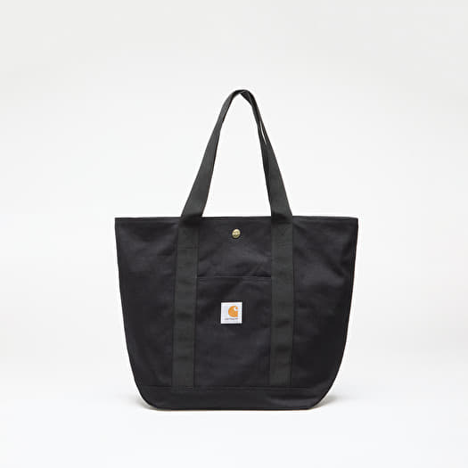 Τσάντα Carhartt WIP Canvas Tote Bag Black Rinsed