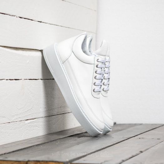 Women s shoes Filling Pieces Low Top Dress Cup All White Footshop