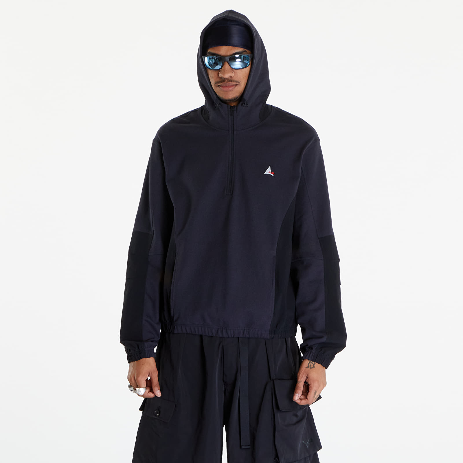 Hoodies and sweatshirts ROA Paneled Hoodie Black | Footshop