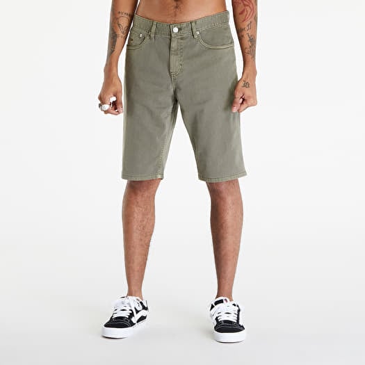 Šortky Tommy Jeans Ryan Garment Dye Shorts Drab Olive Green