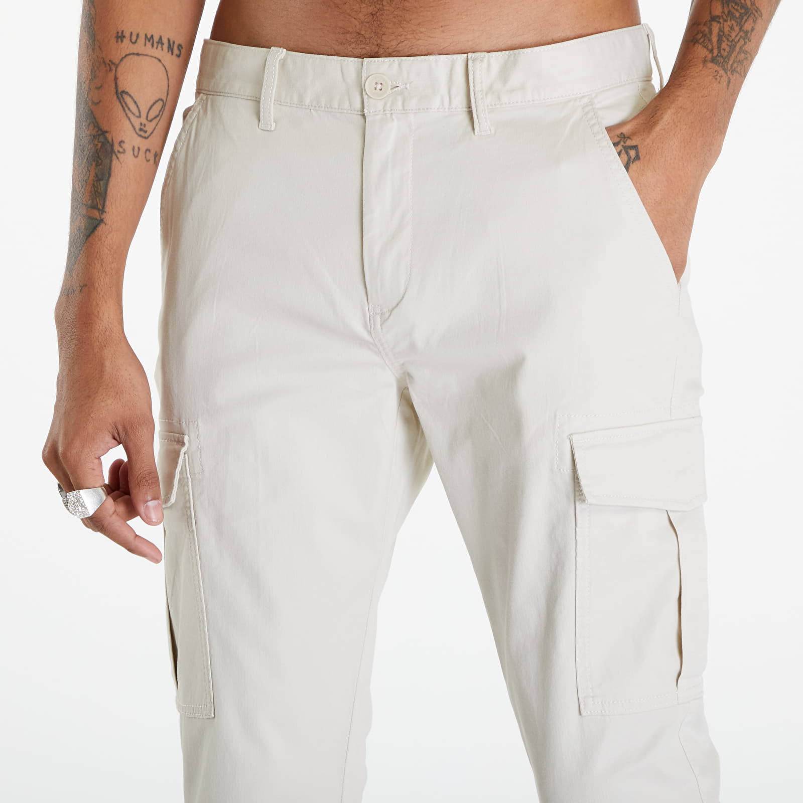 Pants and jeans Tommy Jeans Austin Lightweight Cargo Pants Newsprint