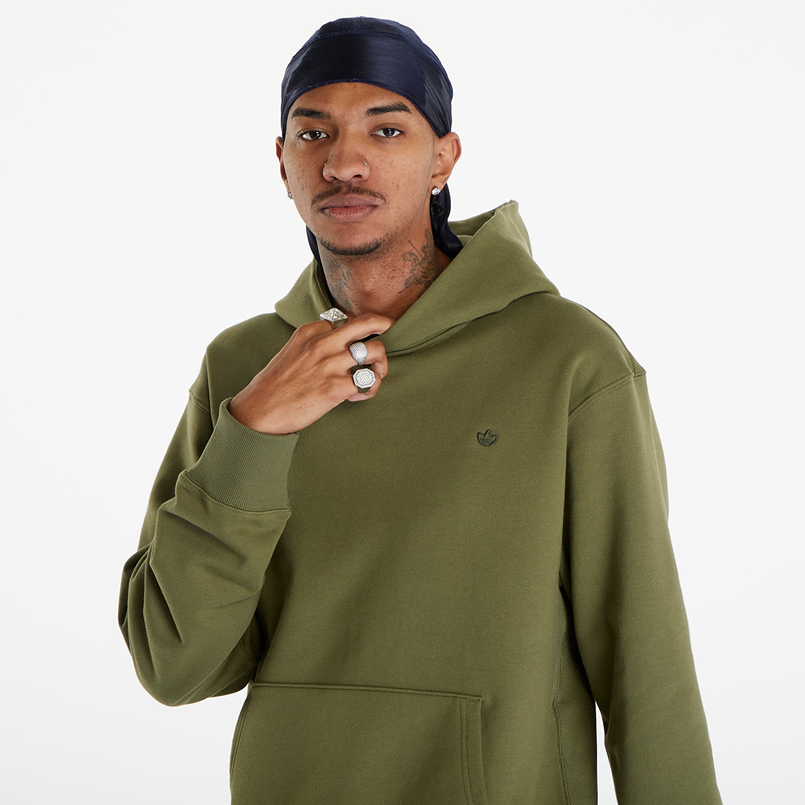 Sudaderas adidas Adicolor Contempo French Terry Hoodie Focus Olive