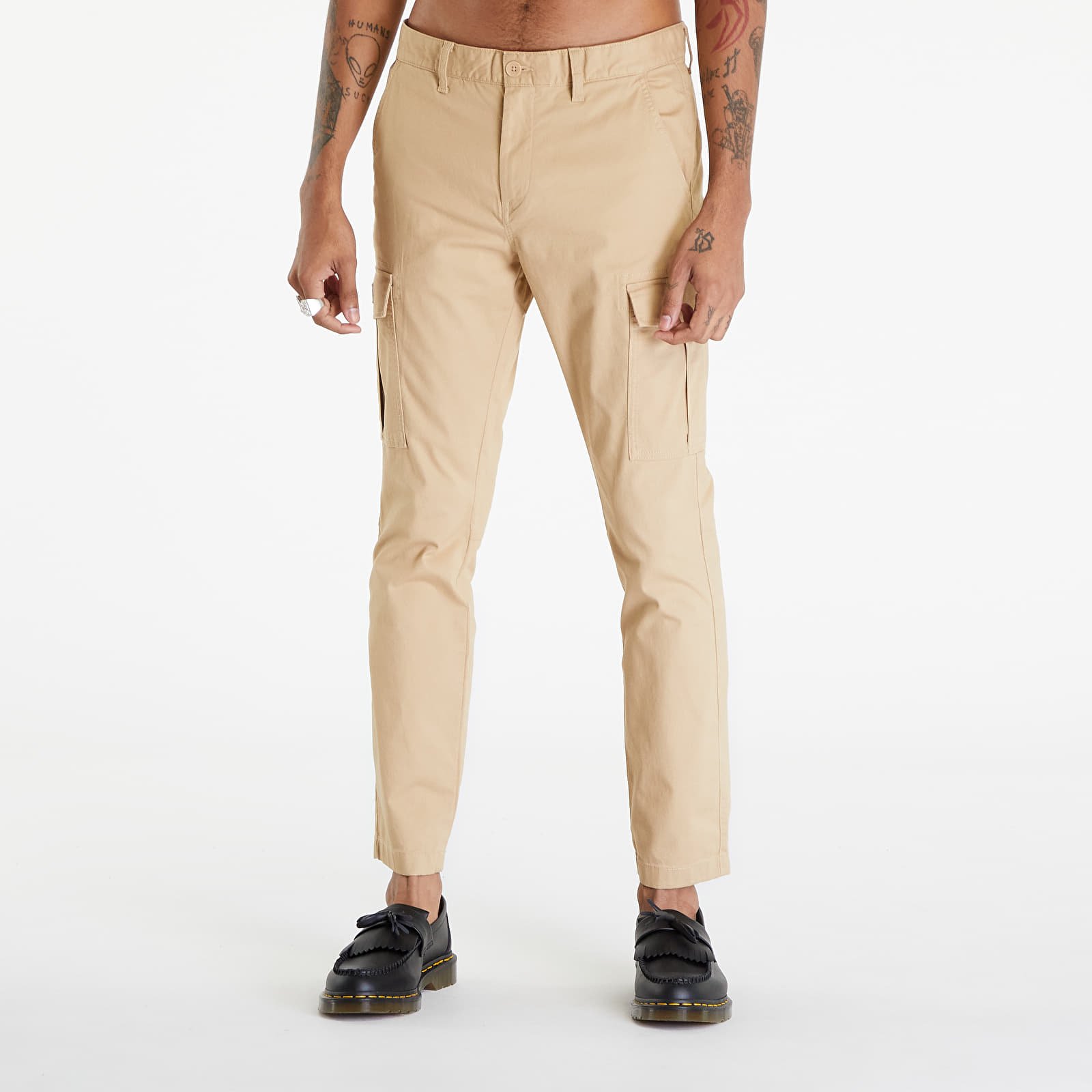 Džíny a kalhoty Tommy Jeans Austin Lightweight Cargo Pants Tawny Sand