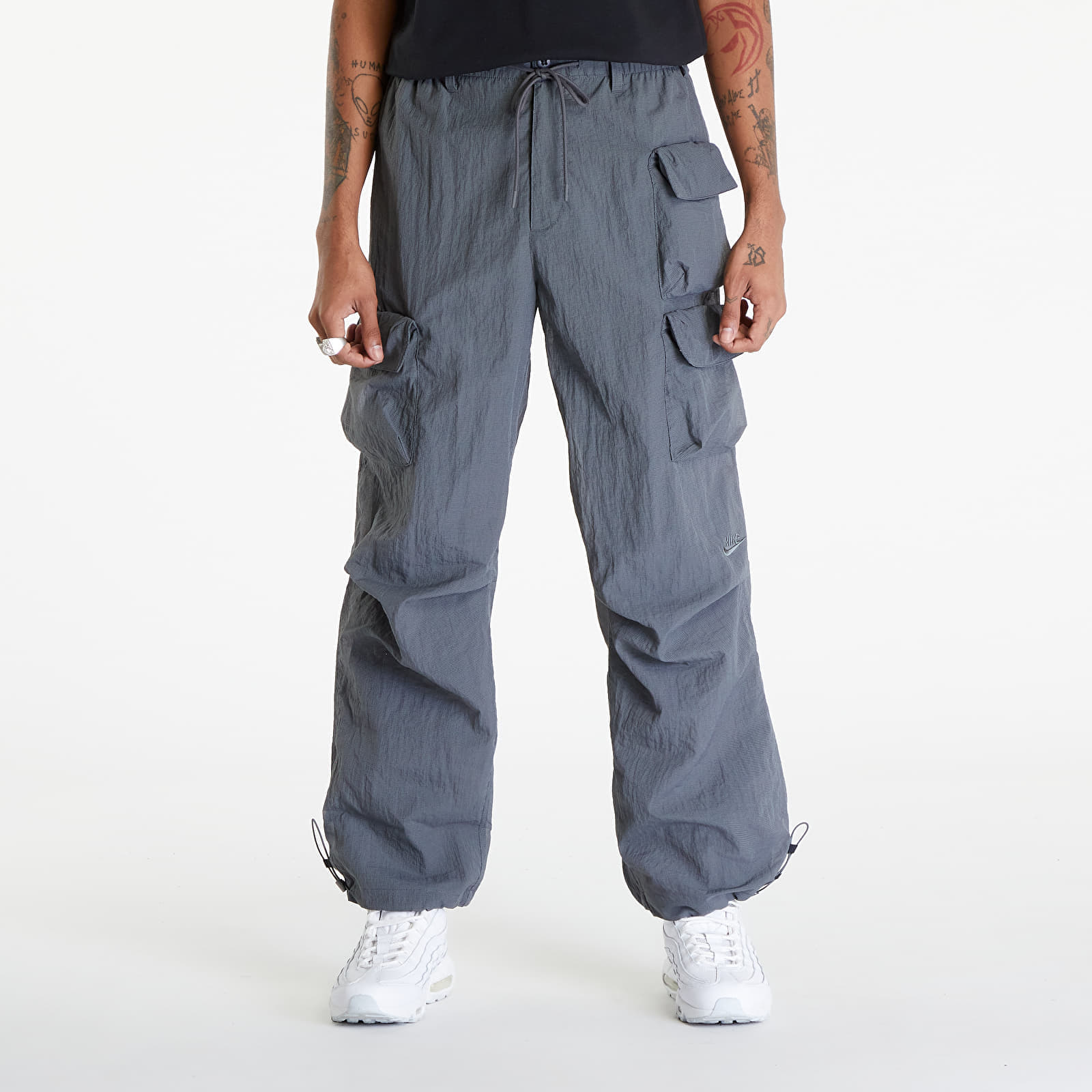 Дънки и панталони Nike Sportswear Tech Pack Men’s Woven Mesh Pants Iron Grey/ Iron Grey