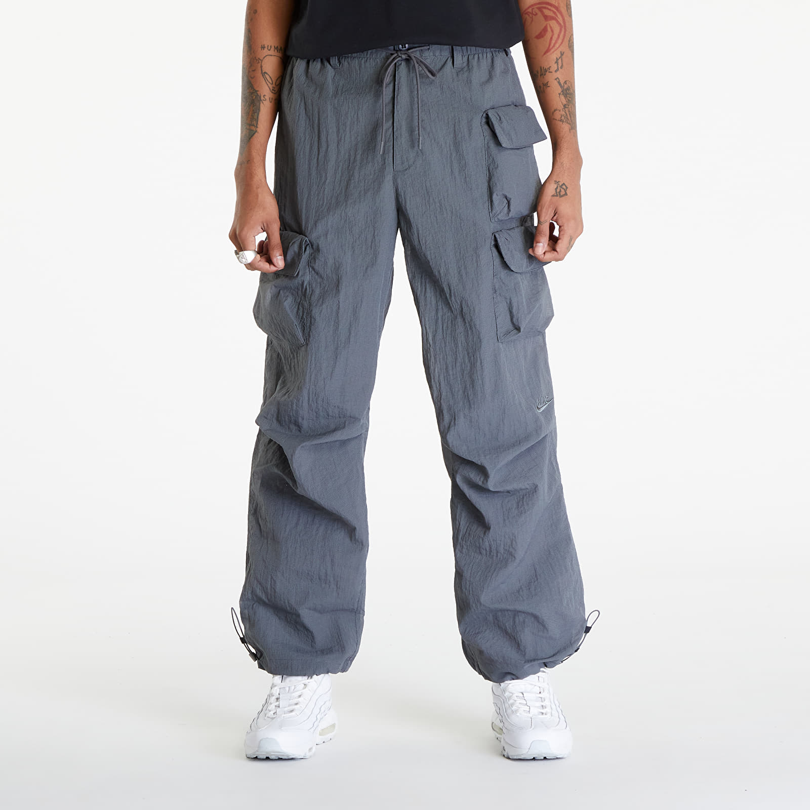 Spodnie Nike Sportswear Tech Pack Men's Woven Mesh Pants Iron Grey/ Iron Grey