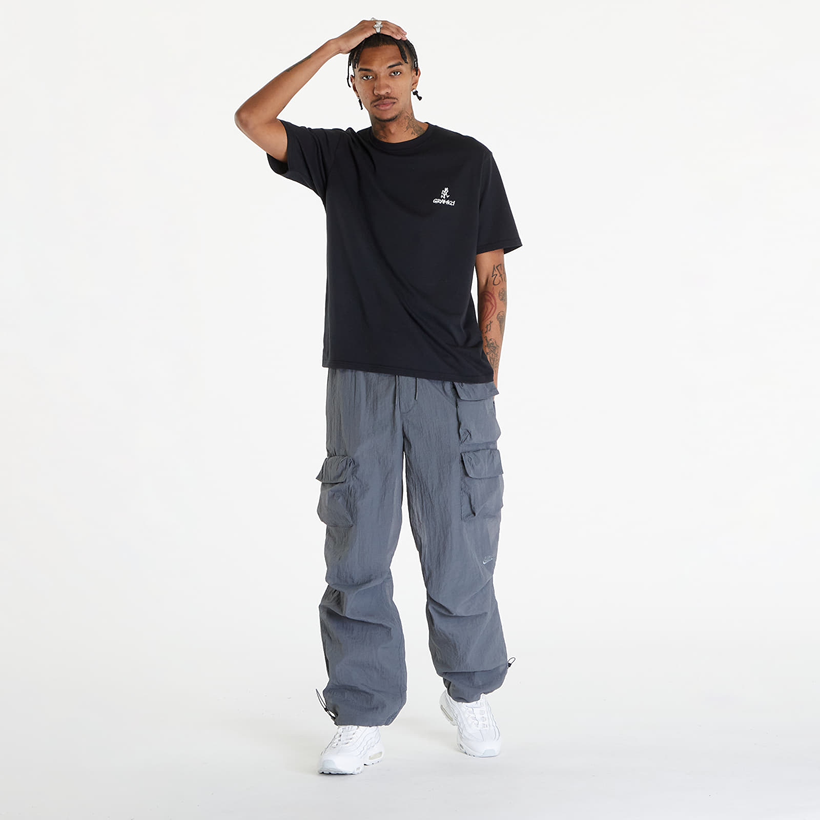 Spodnie Nike Sportswear Tech Pack Men's Woven Mesh Pants Iron Grey/ Iron Grey