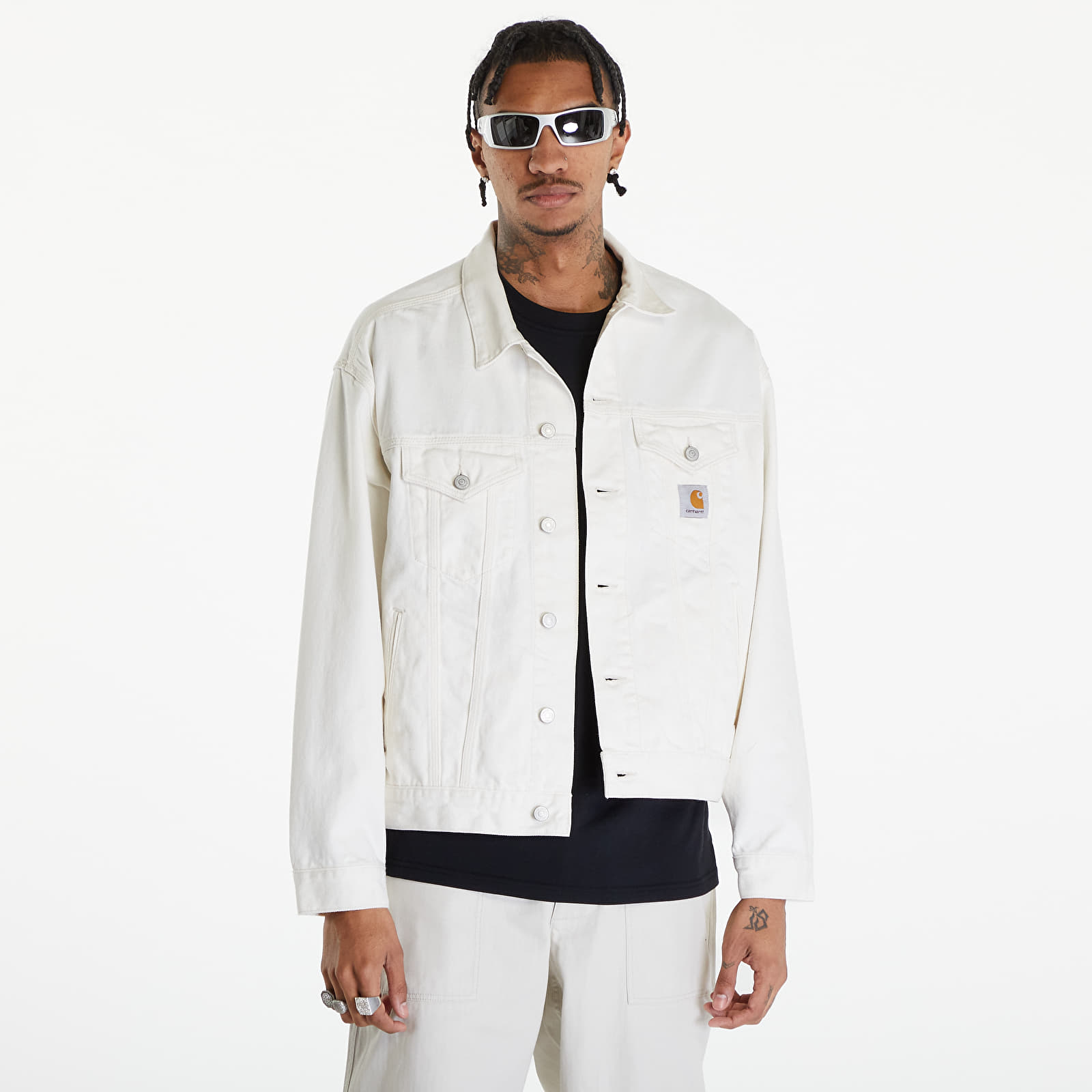 Bundy Carhartt WIP Helston Jacket UNISEX White Rinsed