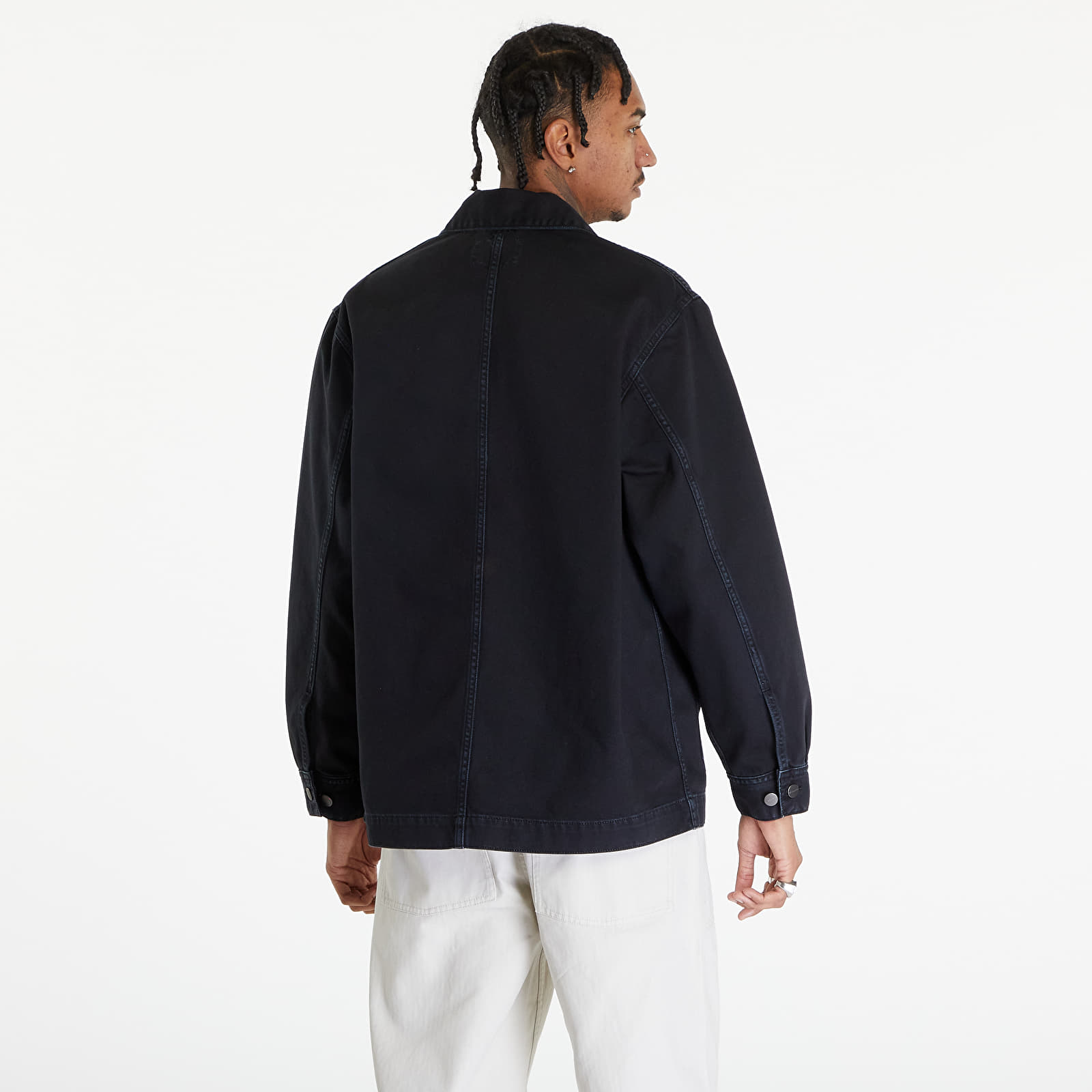 Takit Carhartt WIP Garrison Coat UNISEX Black Stone Dyed