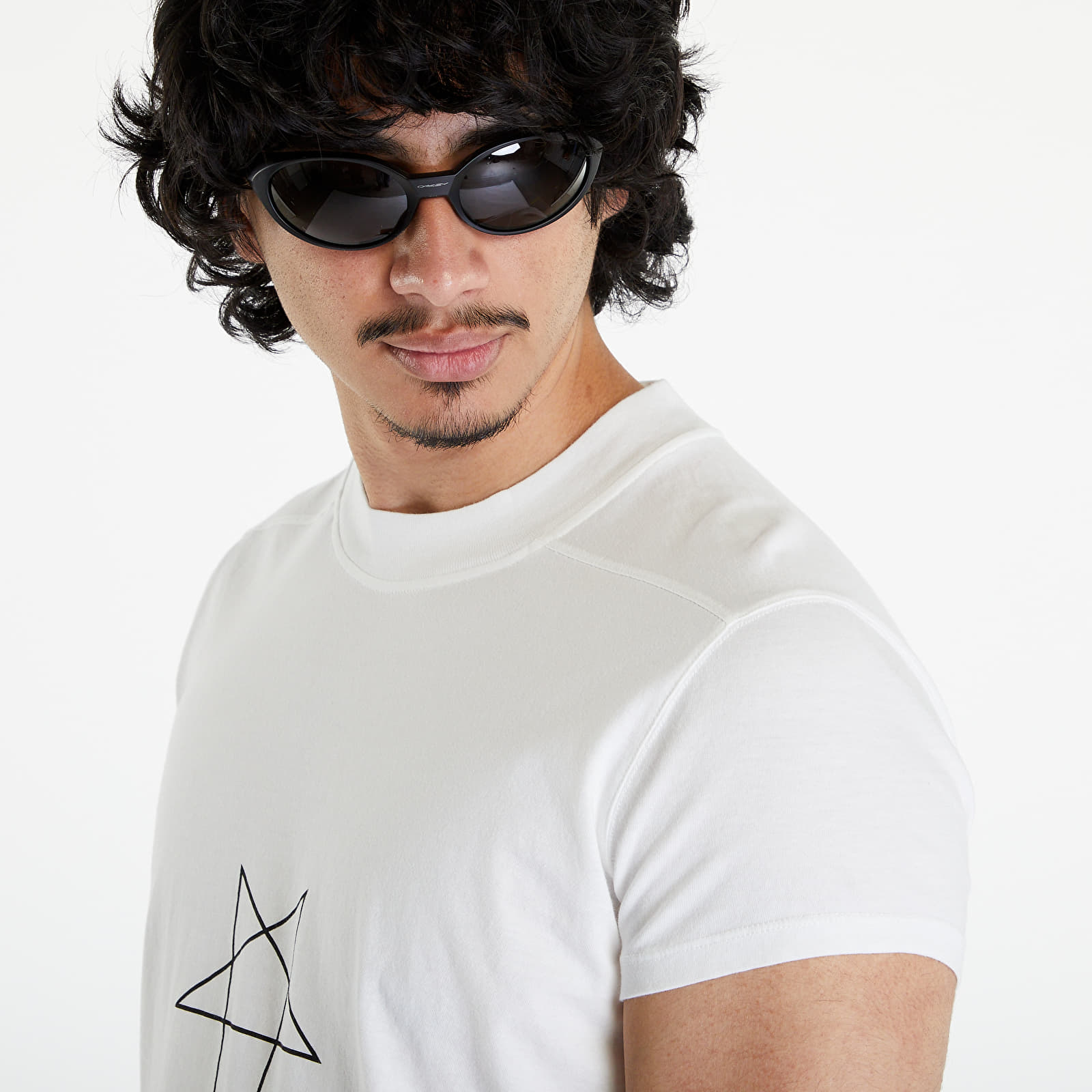 Тениски Rick Owens DRKSHDW Small Level T-Shirt Milk/ Black