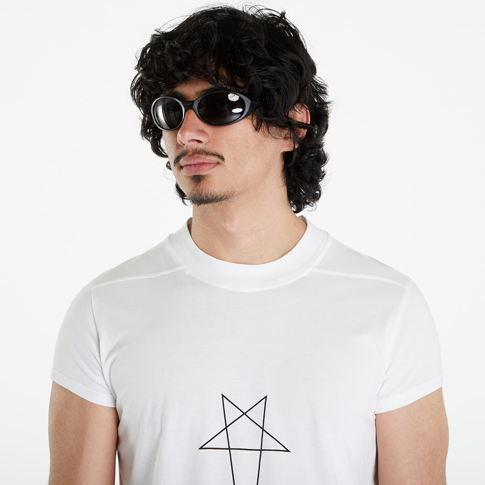 Тениски Rick Owens DRKSHDW Small Level T-Shirt Milk/ Black