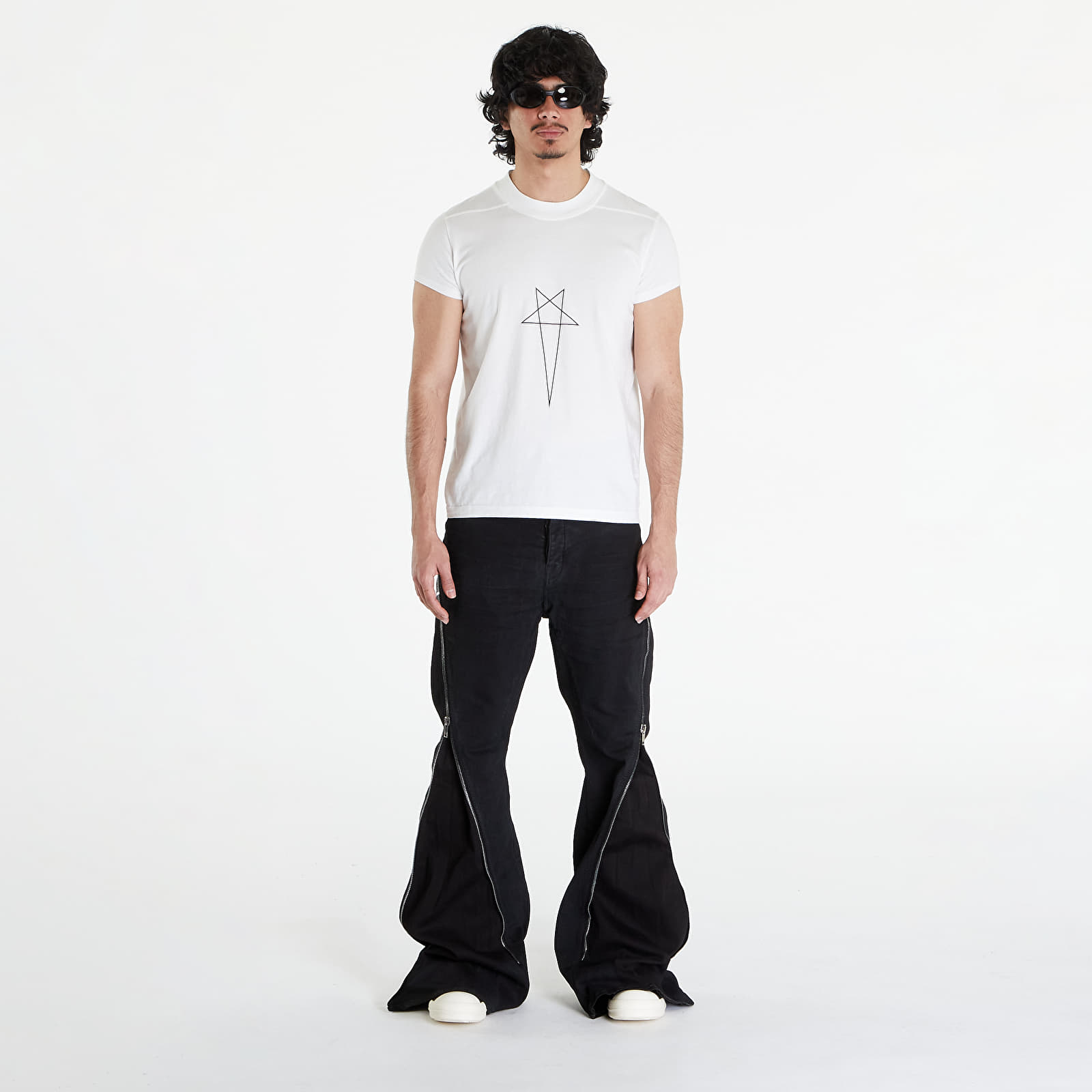 Тениски Rick Owens DRKSHDW Small Level T-Shirt Milk/ Black