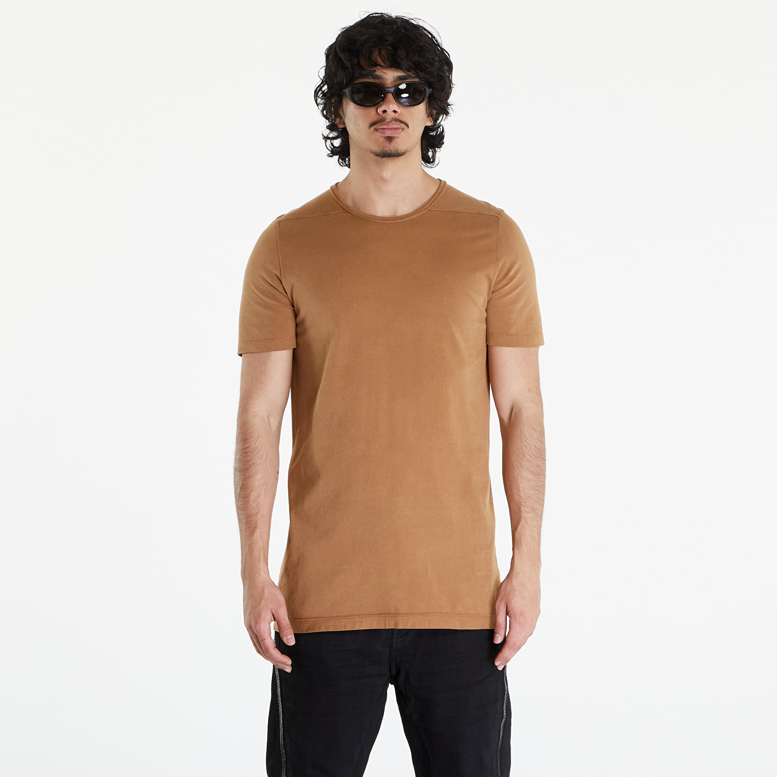 Tricouri  Rick Owens DRKSHDW Level T-Shirt Khaki Brown