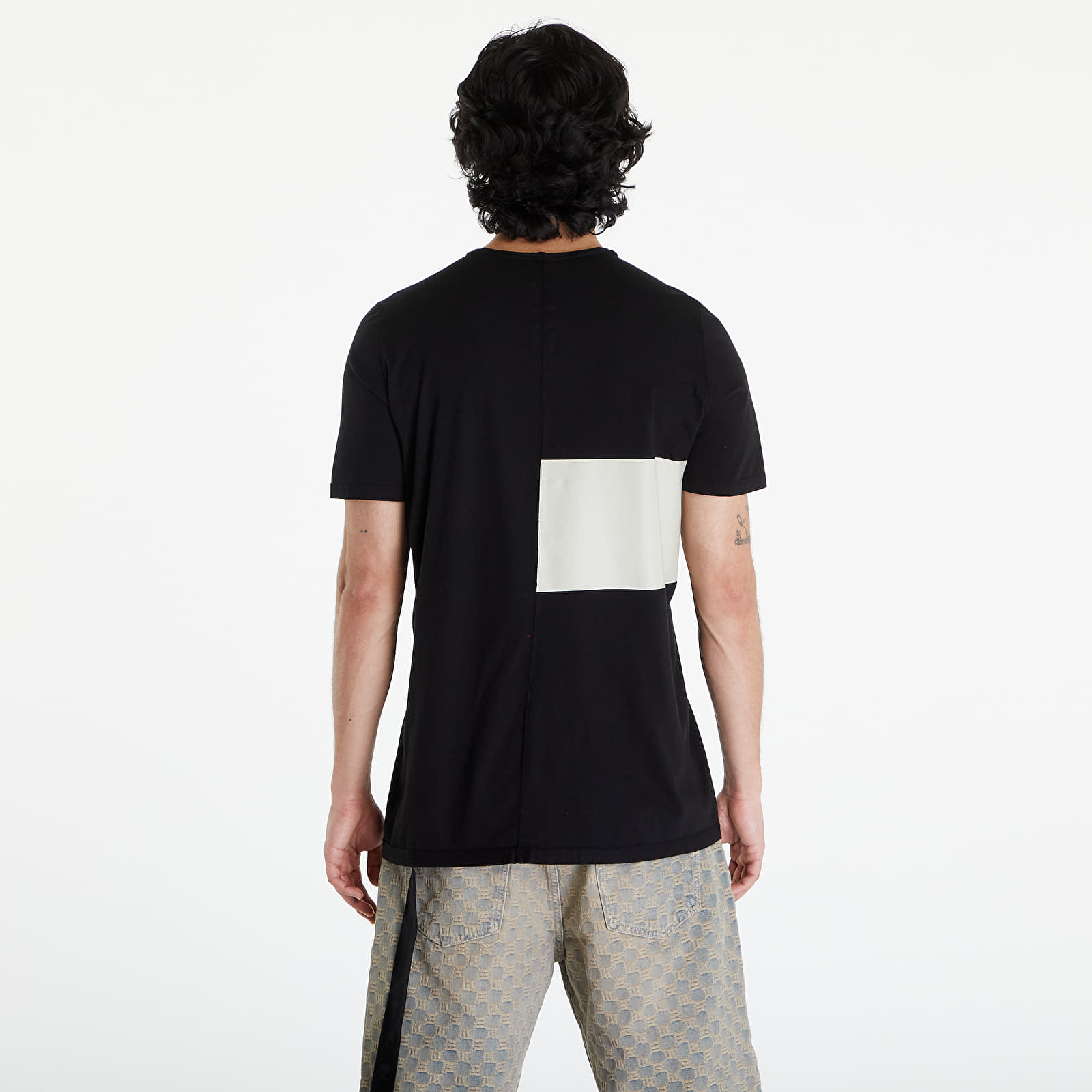 Tricouri  Rick Owens DRKSHDW Level T-Shirt Black/ Pearl