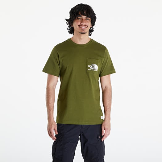 Póló The North Face Berkeley California Pocket S/S Tee Forest Olive