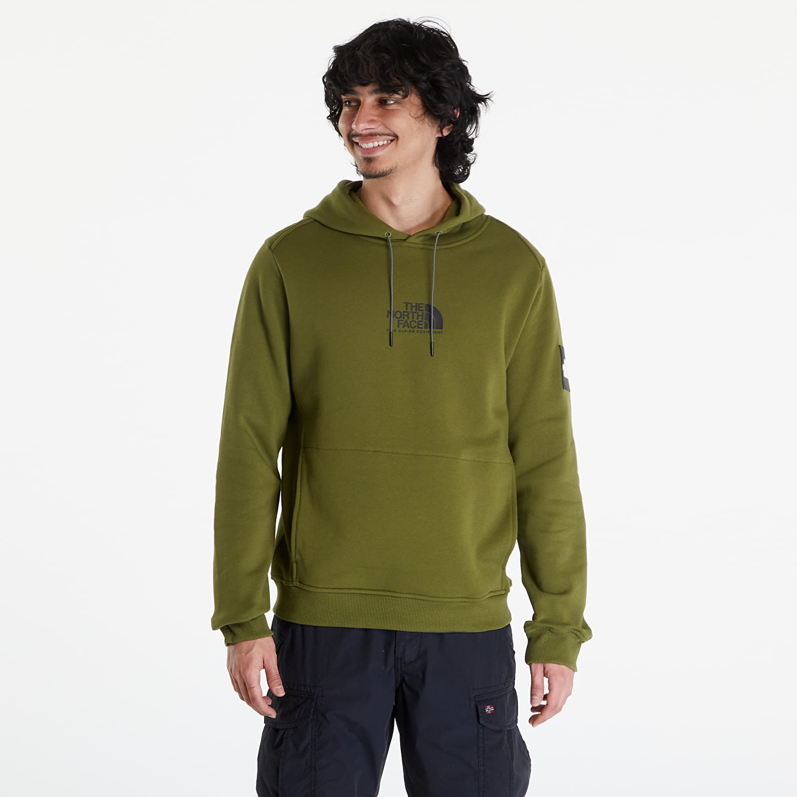 Суитшърти The North Face Fine Alpine Hoodie Forest Olive