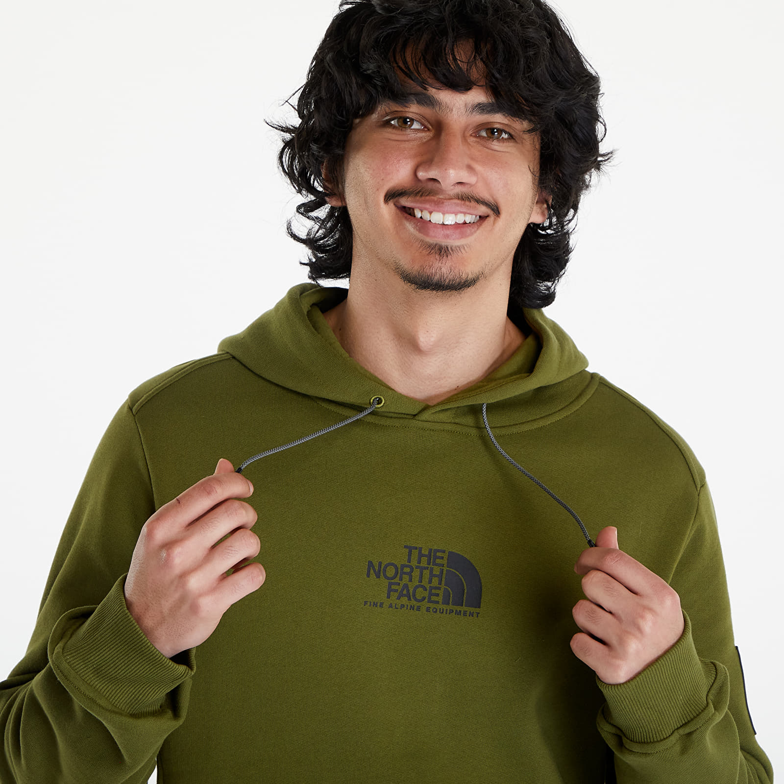 Mikiny The North Face Fine Alpine Hoodie Forest Olive