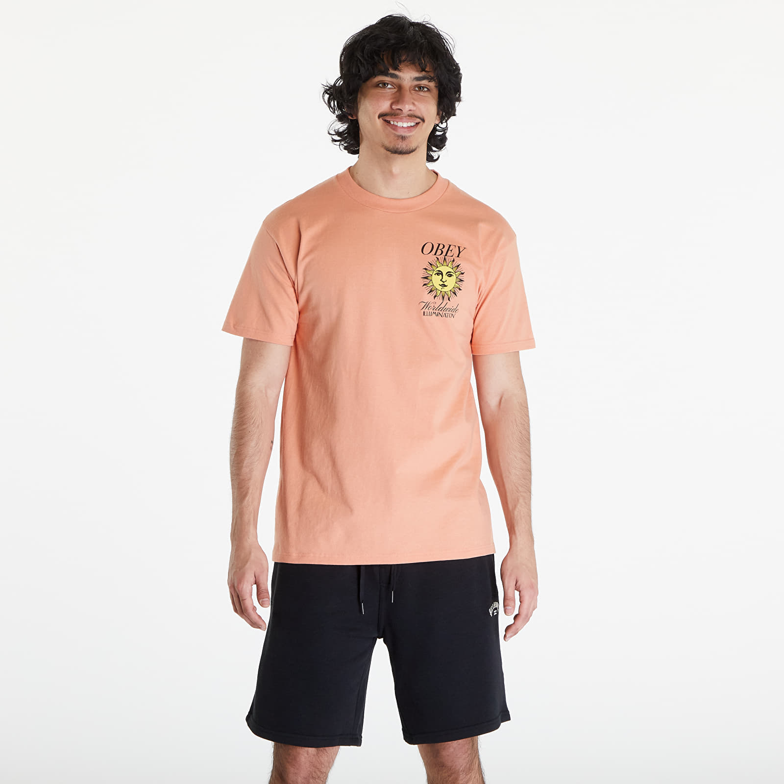 T-shirts OBEY Illumination T-Shirt Citrus