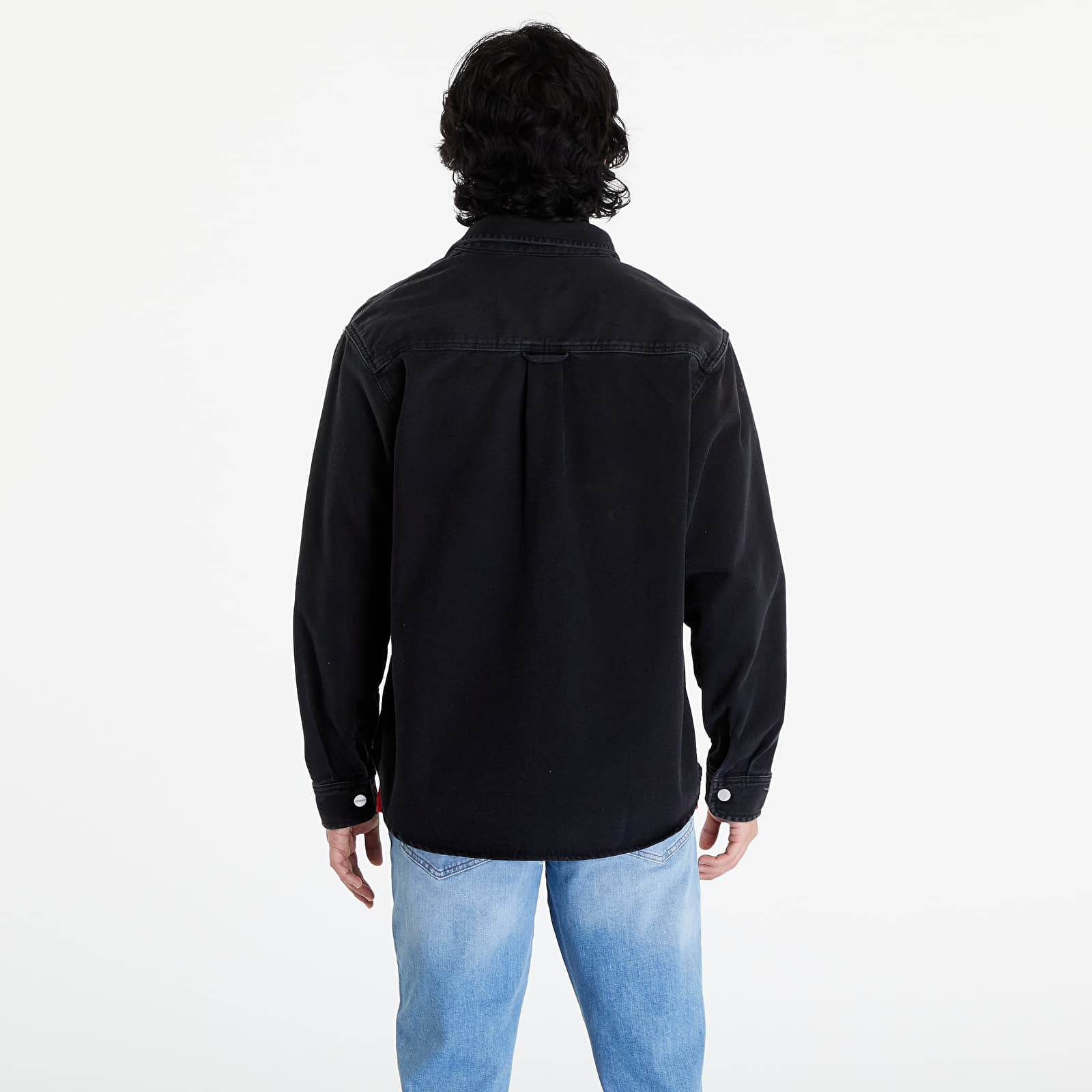 Bundy Carhartt WIP Harvey Shirt Jac UNISEX Black Dark Used Wash