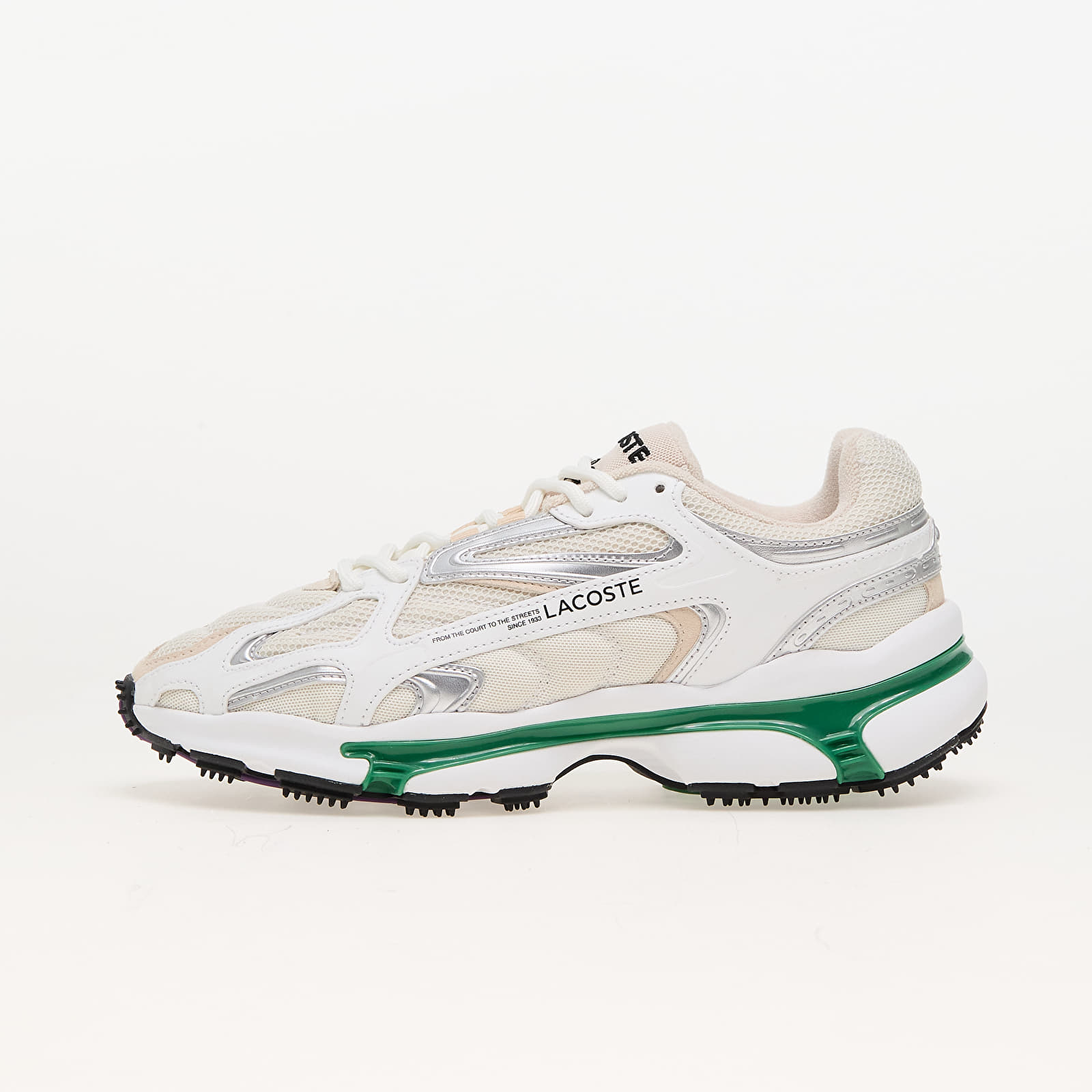Green lacoste sneakers deals