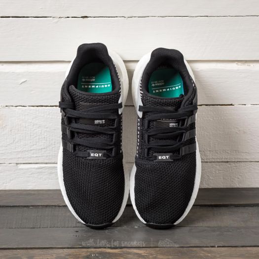 Adidas originals eqt support 93/17 trainers core black/core black/footwear white new arrivals