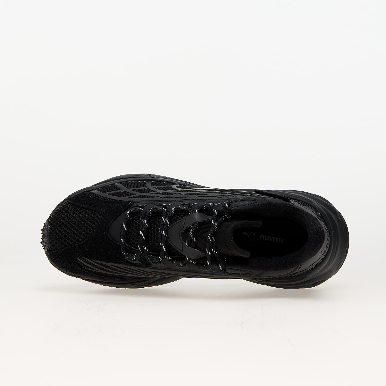 Scarpe uomo Puma x Pleasures Spirex Black/ Black