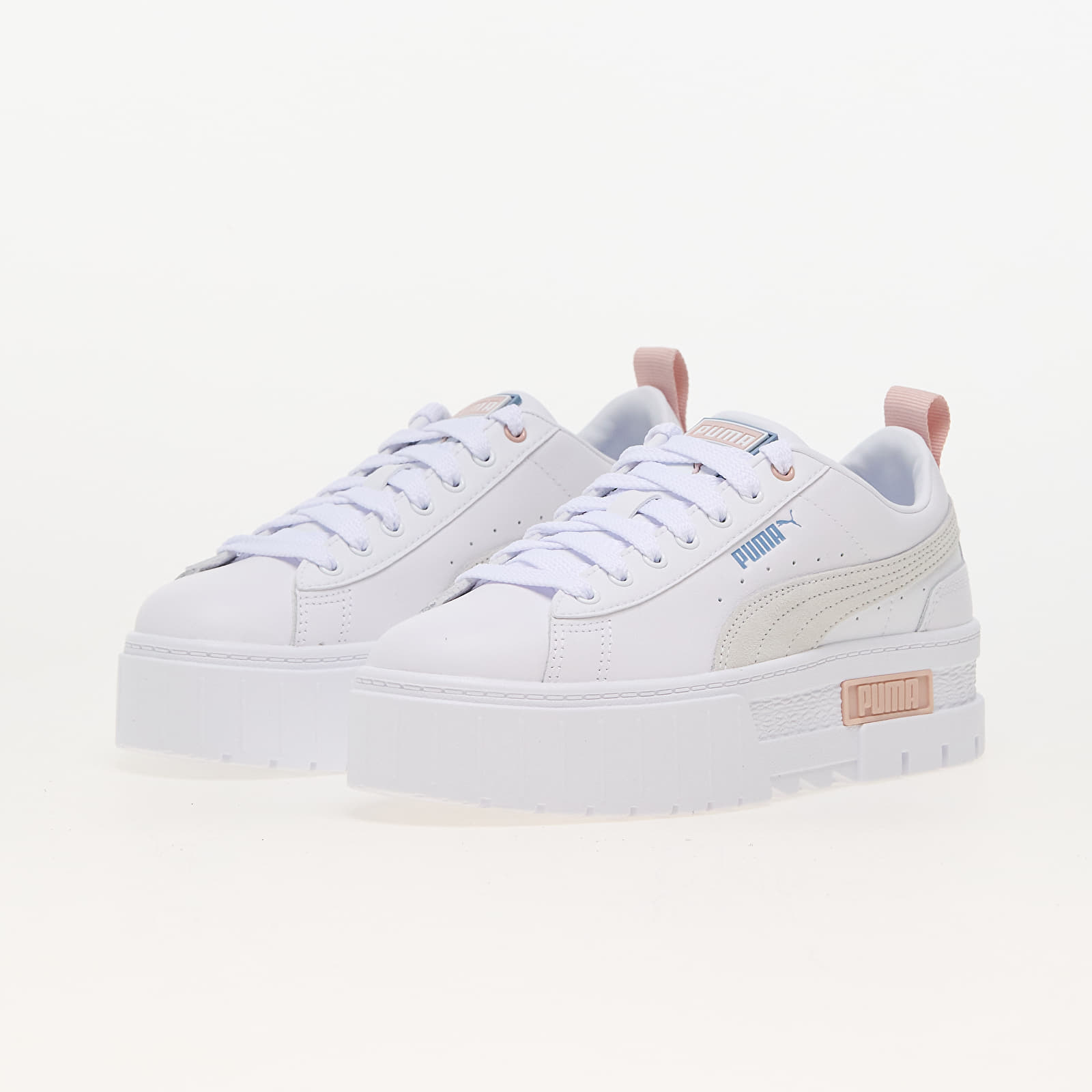 Încălțăminte și sneakerși pentru femei Puma Mayze Lth Wn'S White