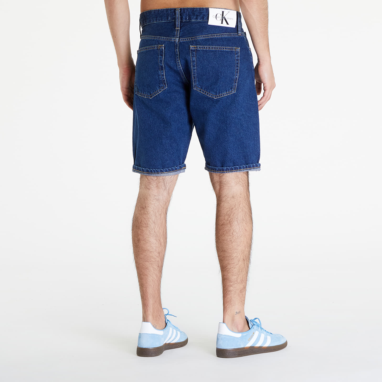 Pantaloni scurți Calvin Klein Jeans Regular Shorts Denim Dark