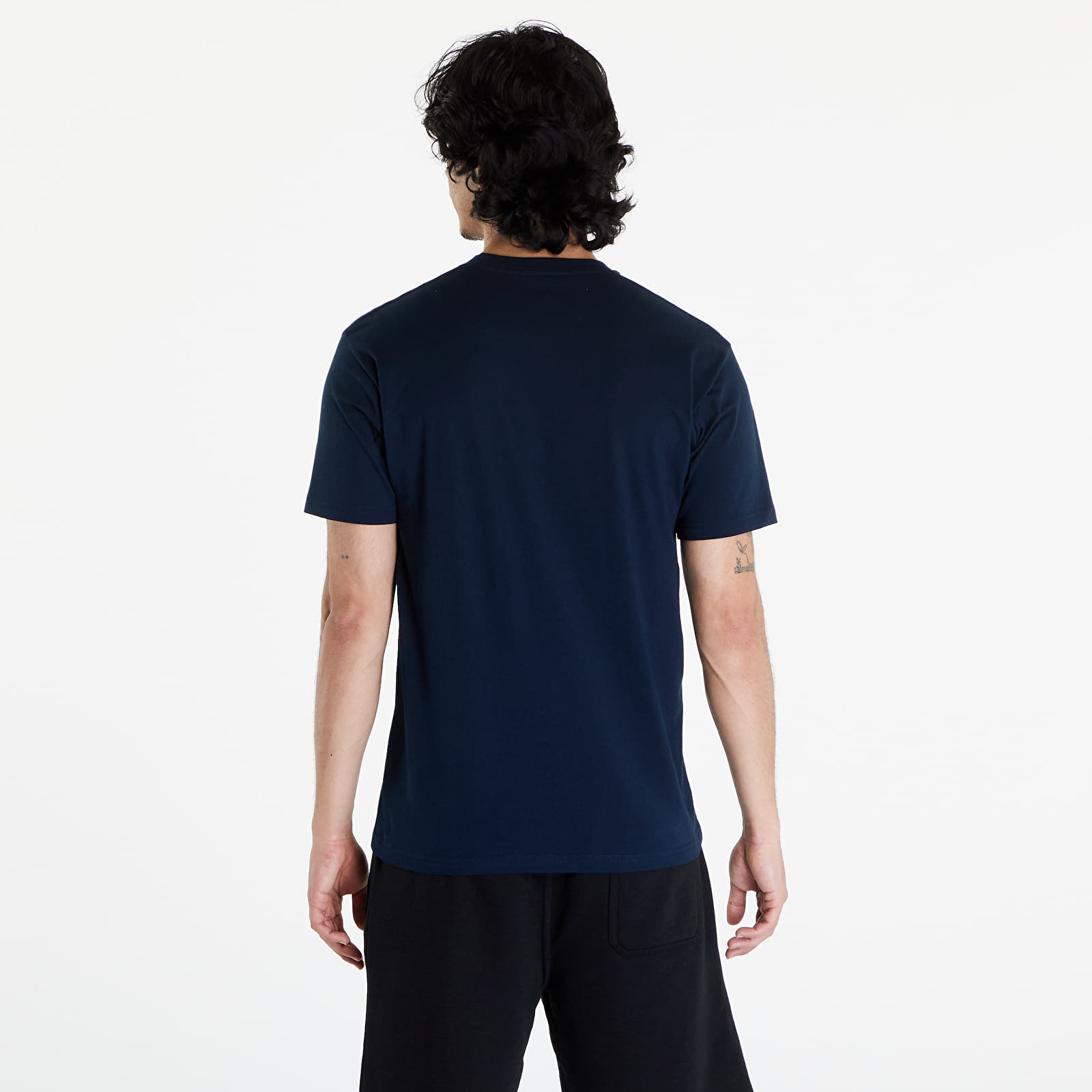 Vests Vans Left Chest Logo Tee Navy/ White