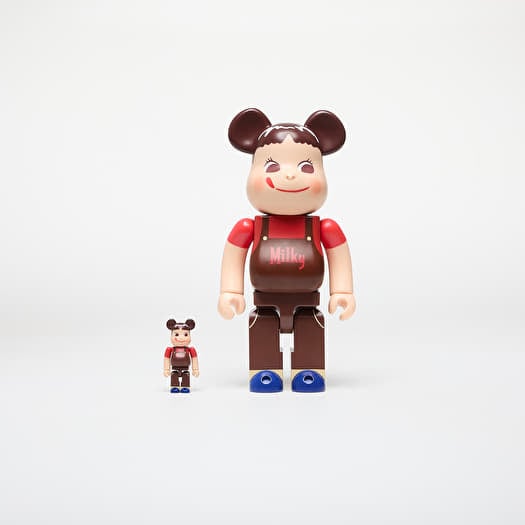 Medicom Toy BE@RBRICK x Pekochan Chocolate Milky 100% & 400% Set