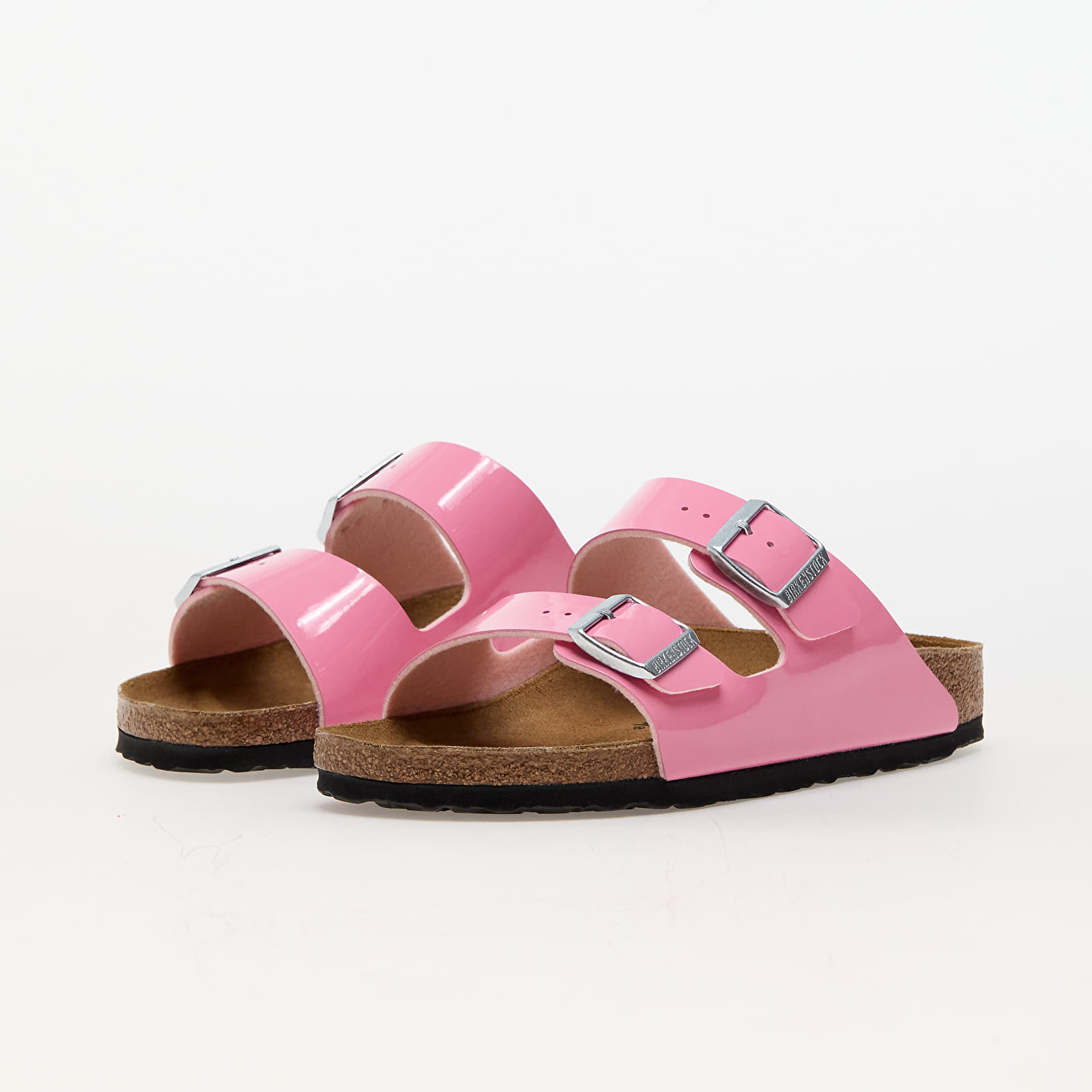 Γυναικεία παπούτσια Birkenstock Arizona Birko-Flor Patent Patent Candy Pink/Black